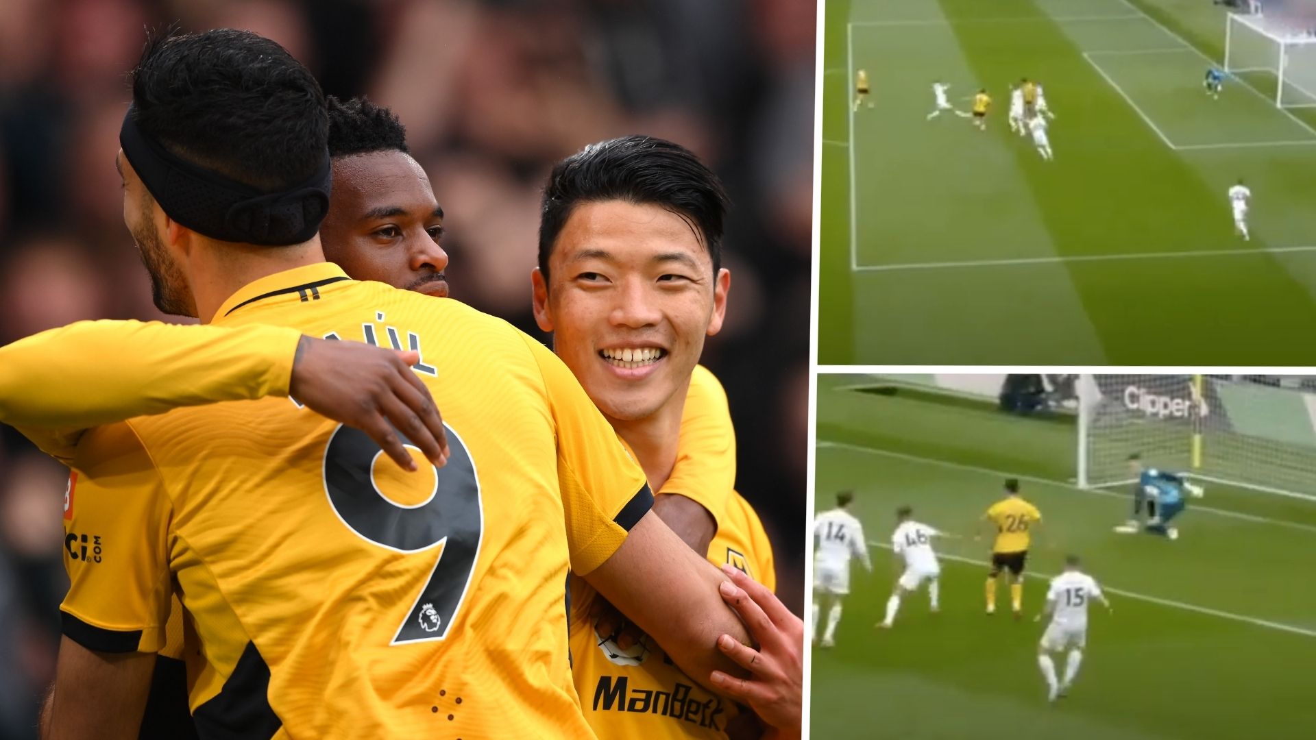 Raúl Jiménez asistencia Wolves