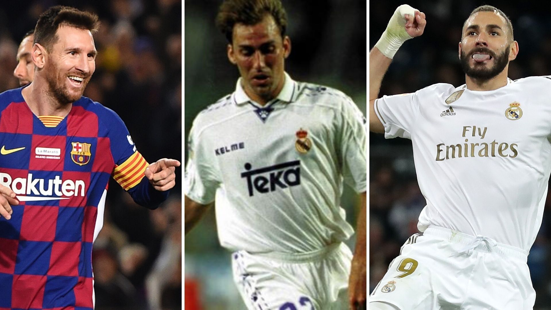 Messi, Martín Vázquez y Benzema, Barcelona y Real Madrid