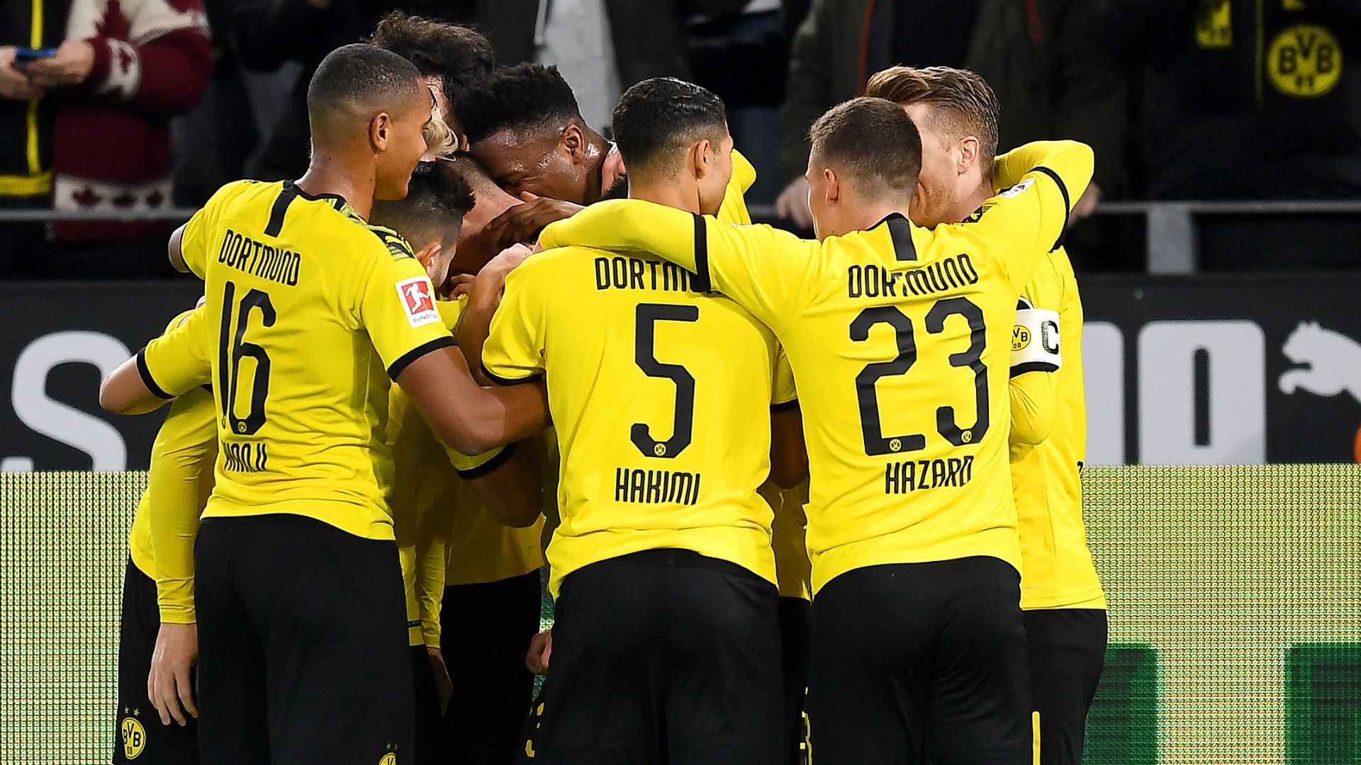 Borussia Dortmund celebrate 2019-20