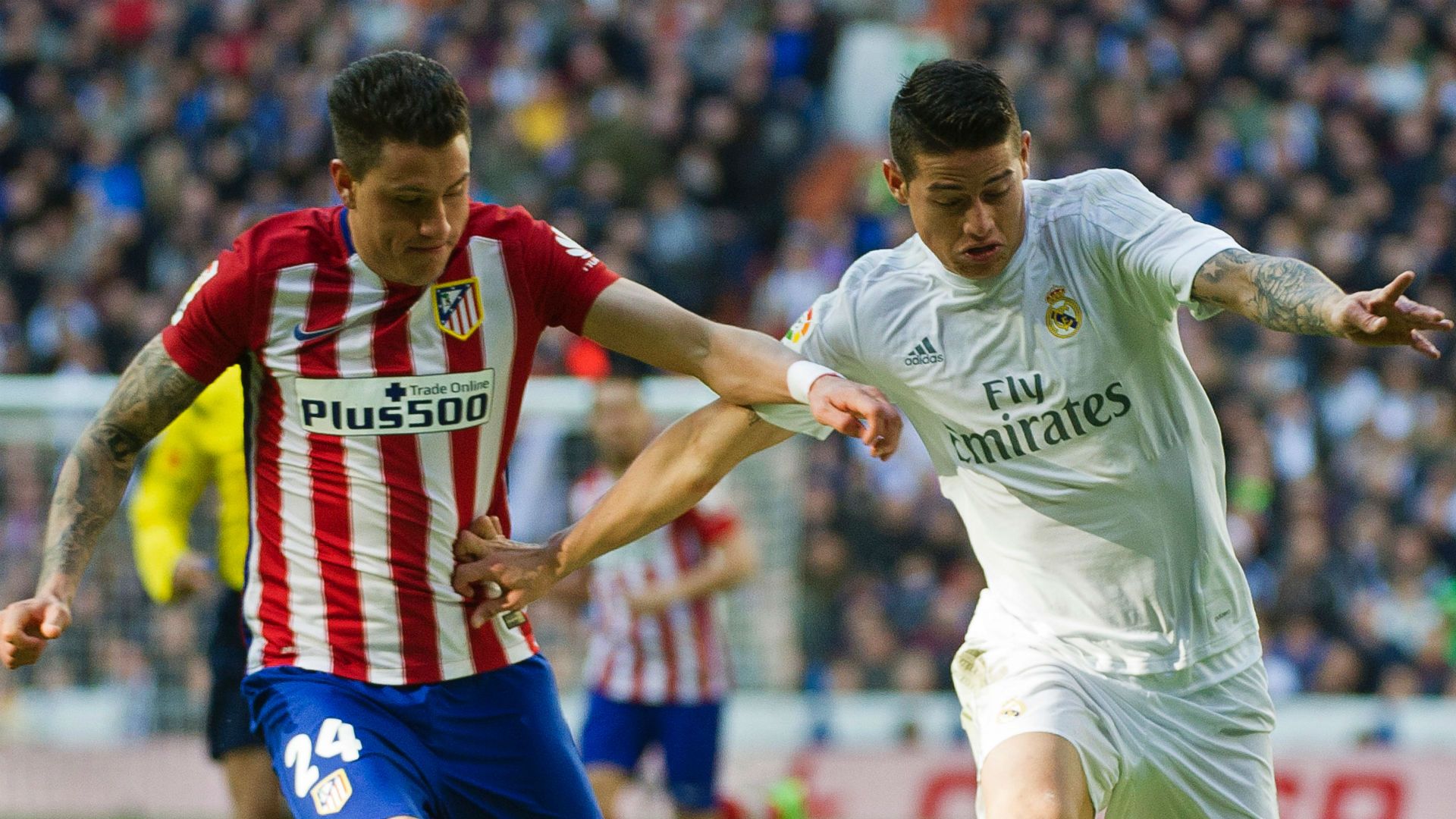 James Rodríguez Real Madrid vs Atlético