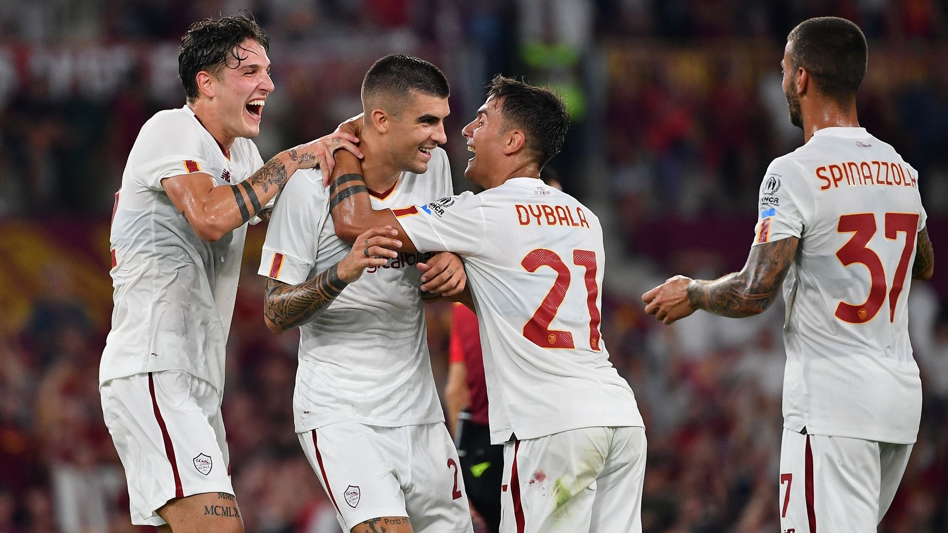 Roma celebrating