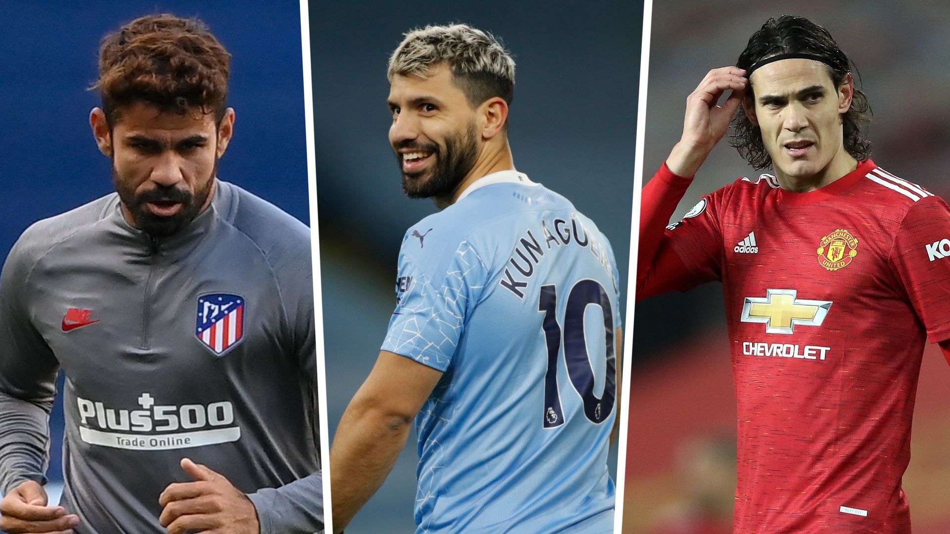 Diego Costa - Sergio Aguero - Edinson Cavani 9.1.2021