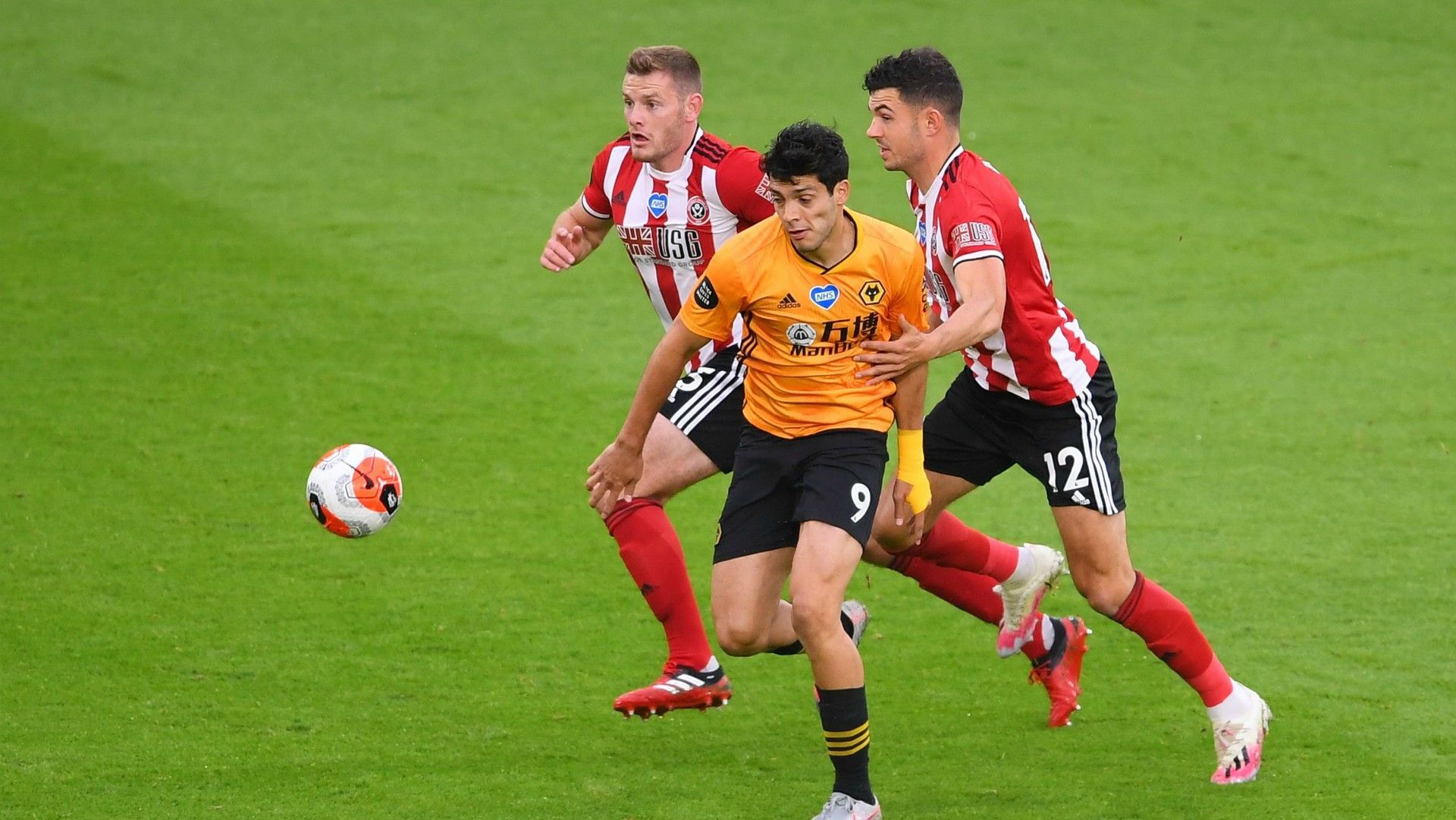 Raúl Jiménez Wolves Sheffield United
