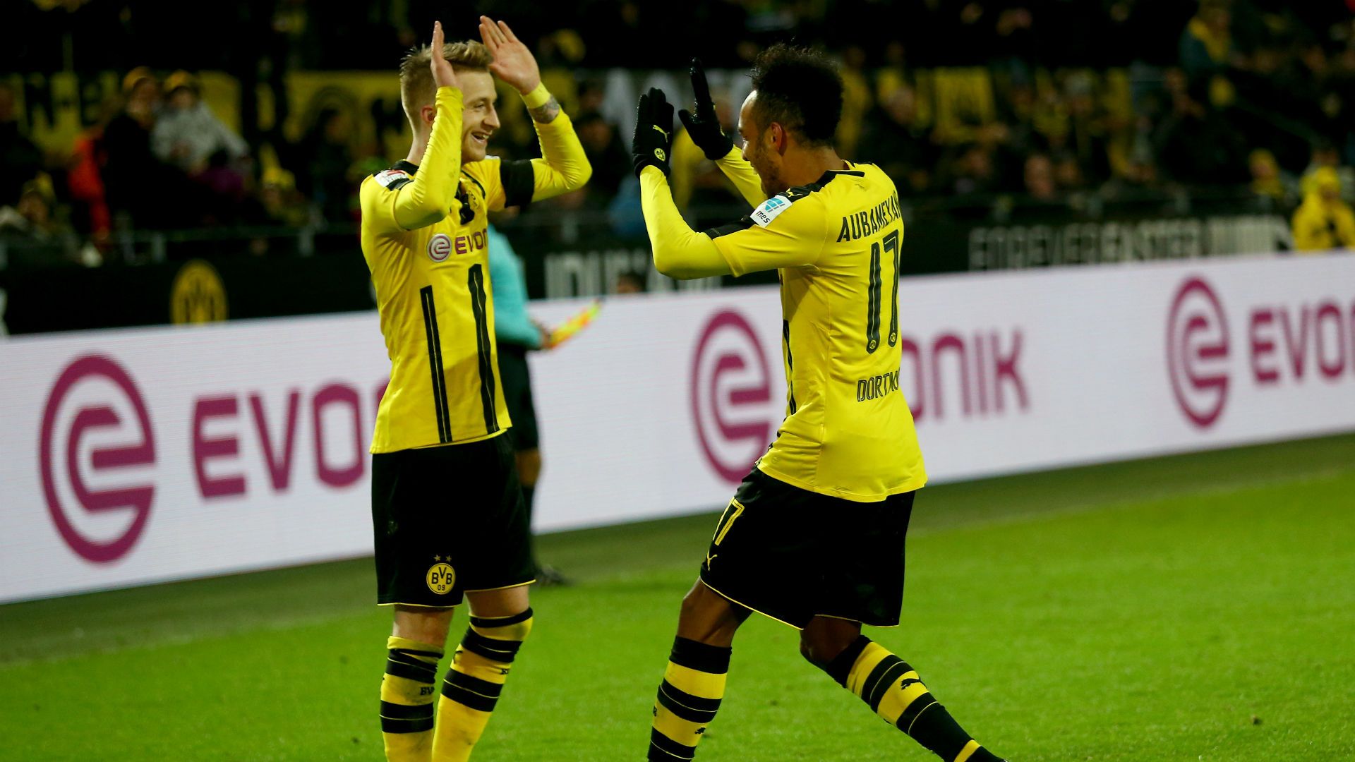 Pierre-Emerick Aubameyang Bundesliga Dortmund v Gladback 031216