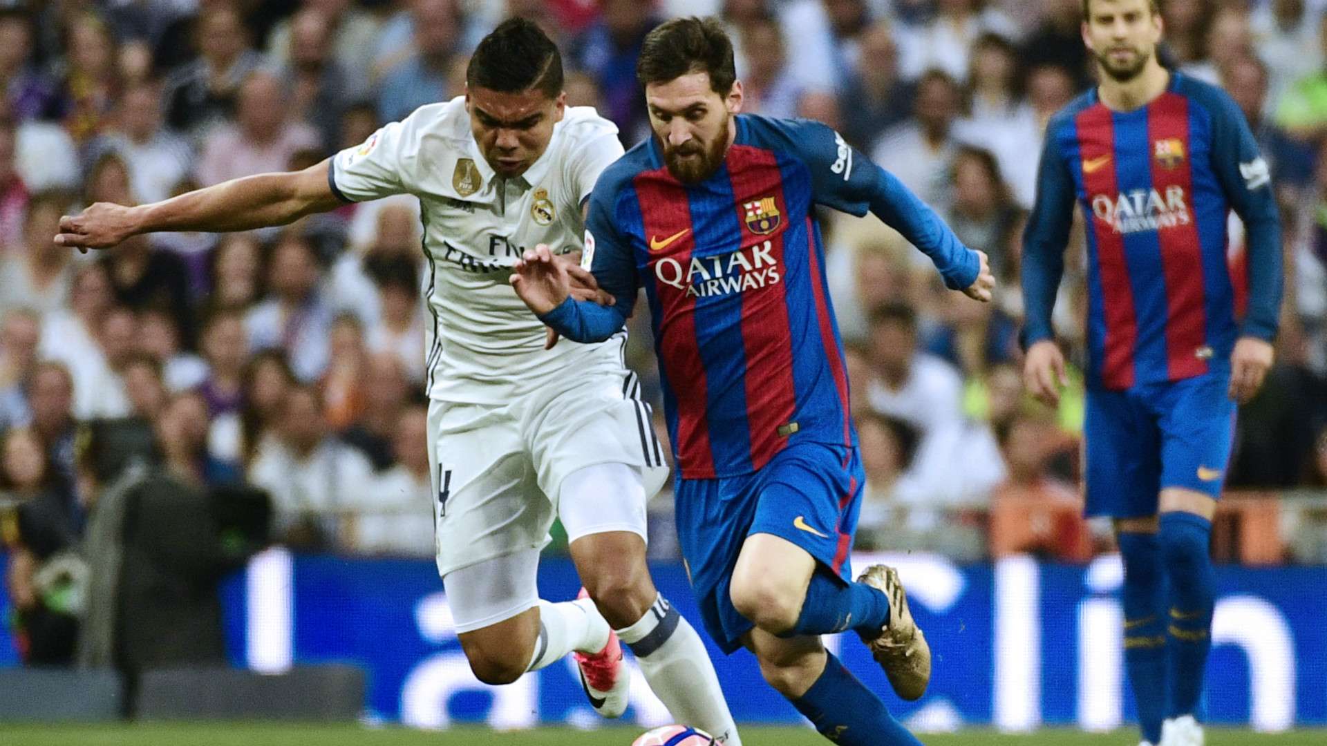 Lionel Messi Casemiro Barcelona Real Madrid 23042017