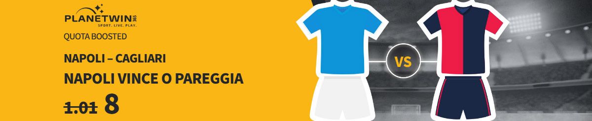  quota maggiorata napoli cagliari planetwin365