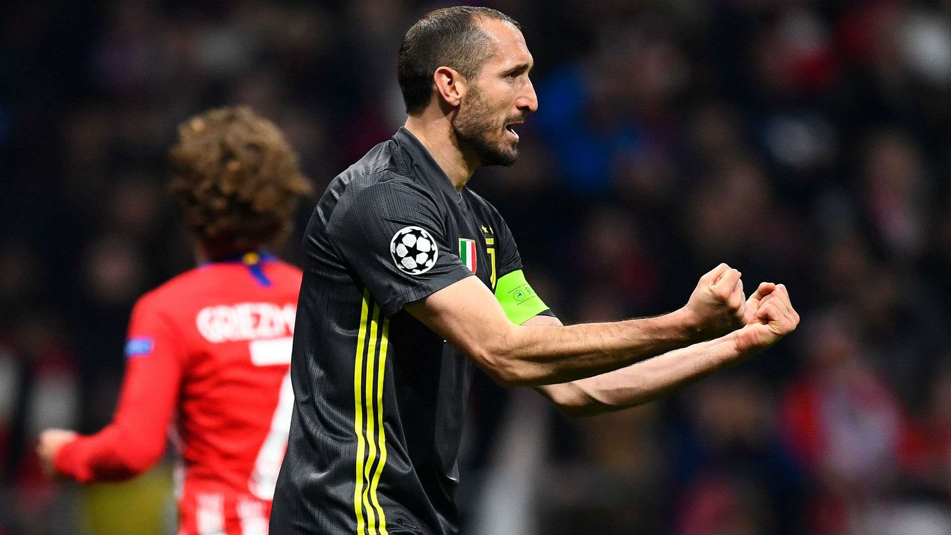 Chiellini Atletico Madrid Juventus Champions League