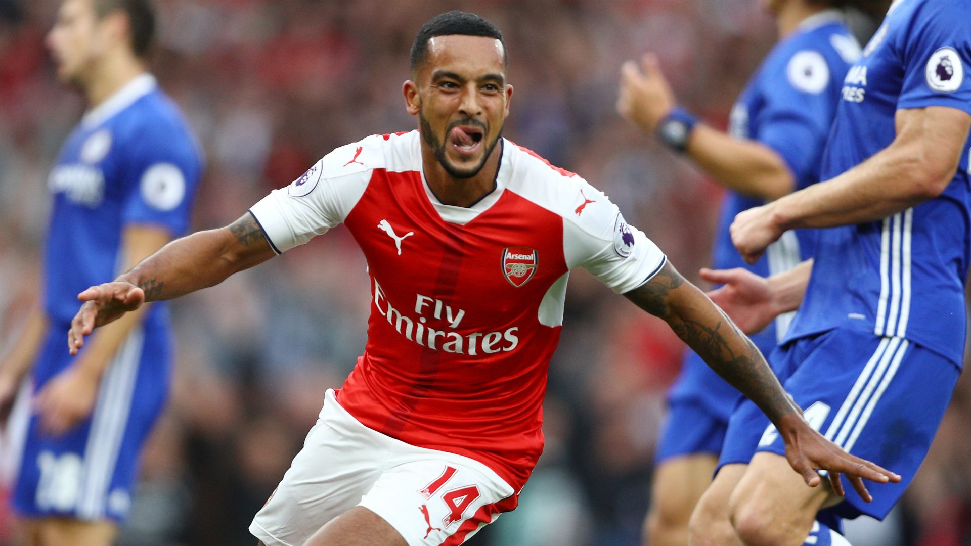 Walcott Arsenal Chelsea Premier League