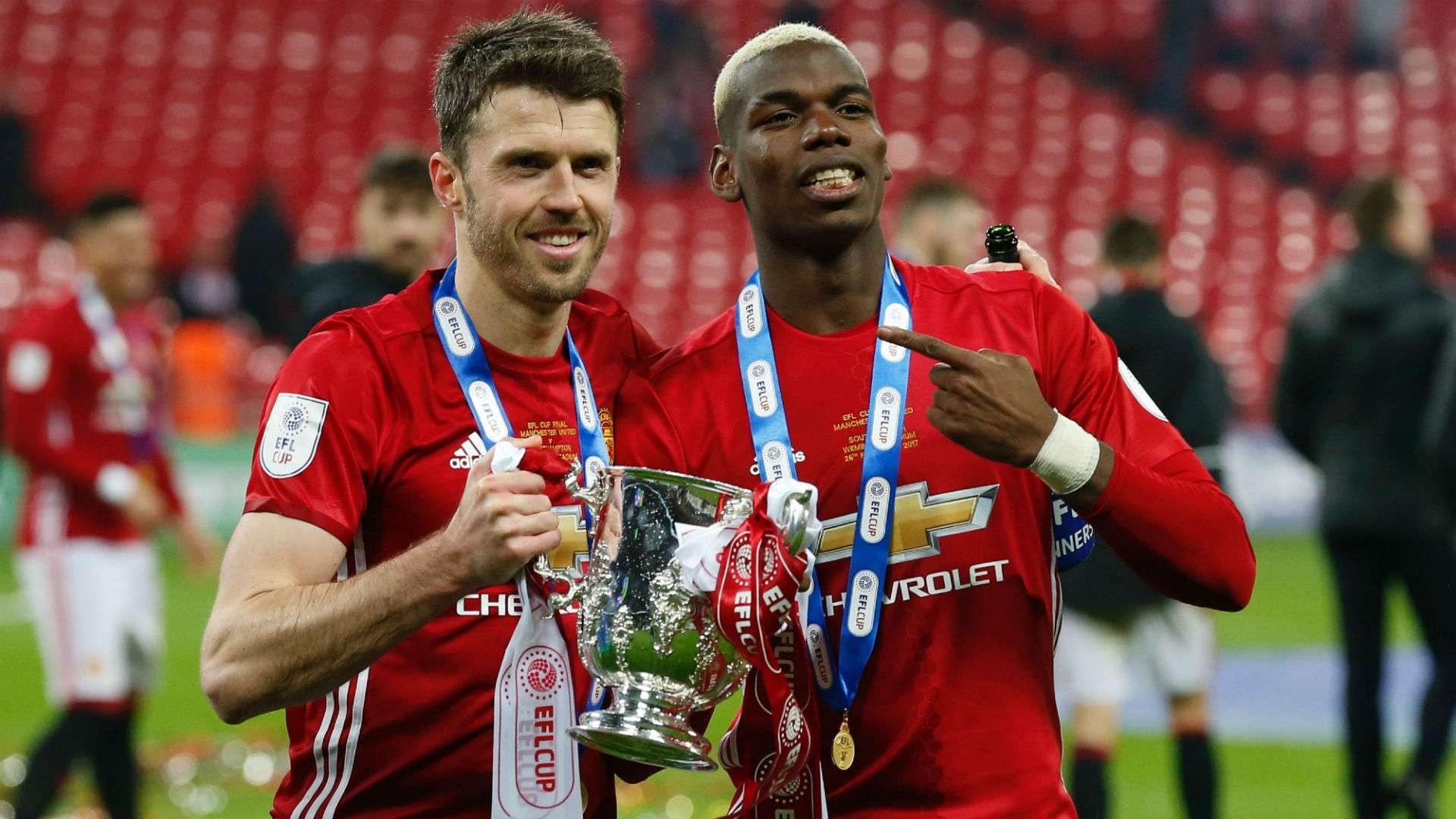 Michael Carrick Paul Pogba Manchester United