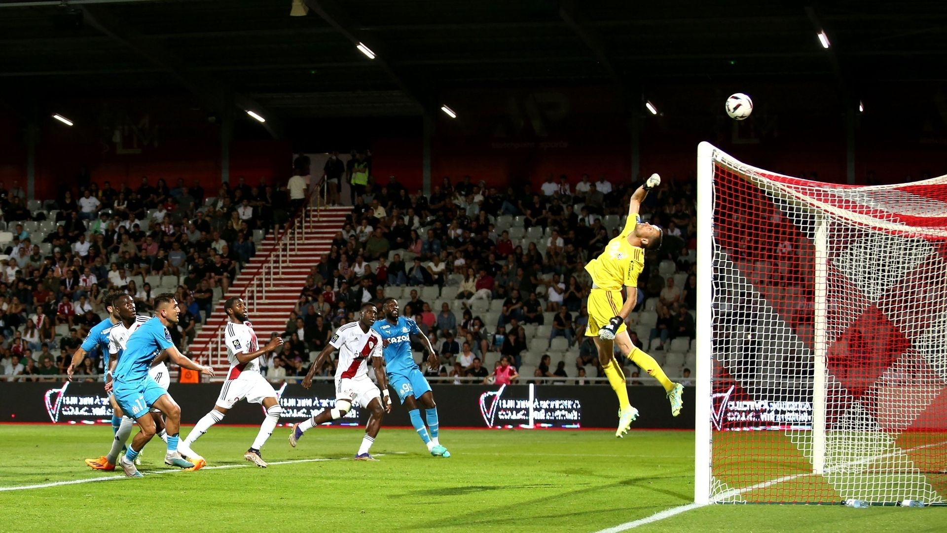 03062023 AC Ajaccio Olympique de Marsella Benjamin Leroy Alexis Sánchez