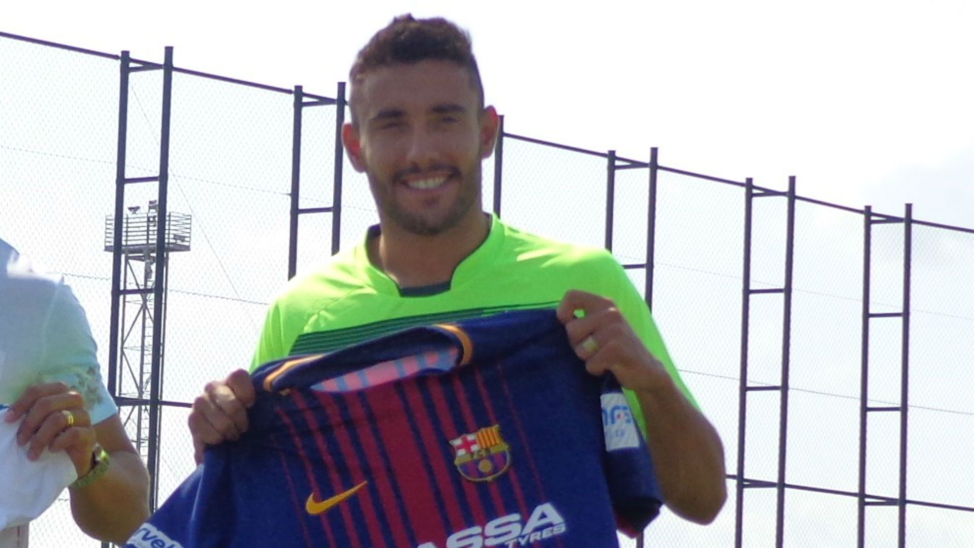 Alan Ruschel Chapecoense treino Barcelona 07 08 2017