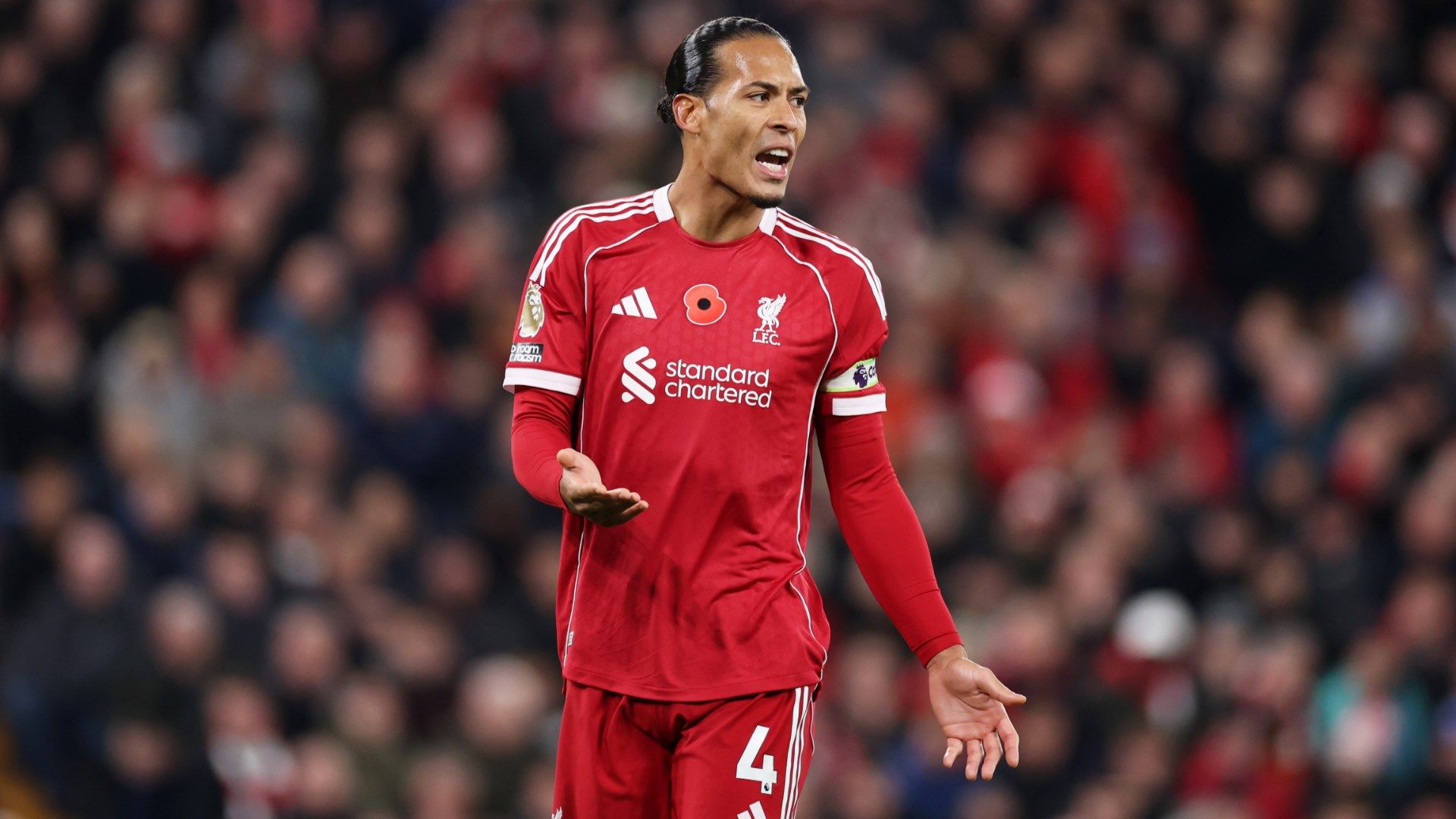 Virgil van Dijk Liverpool 2025