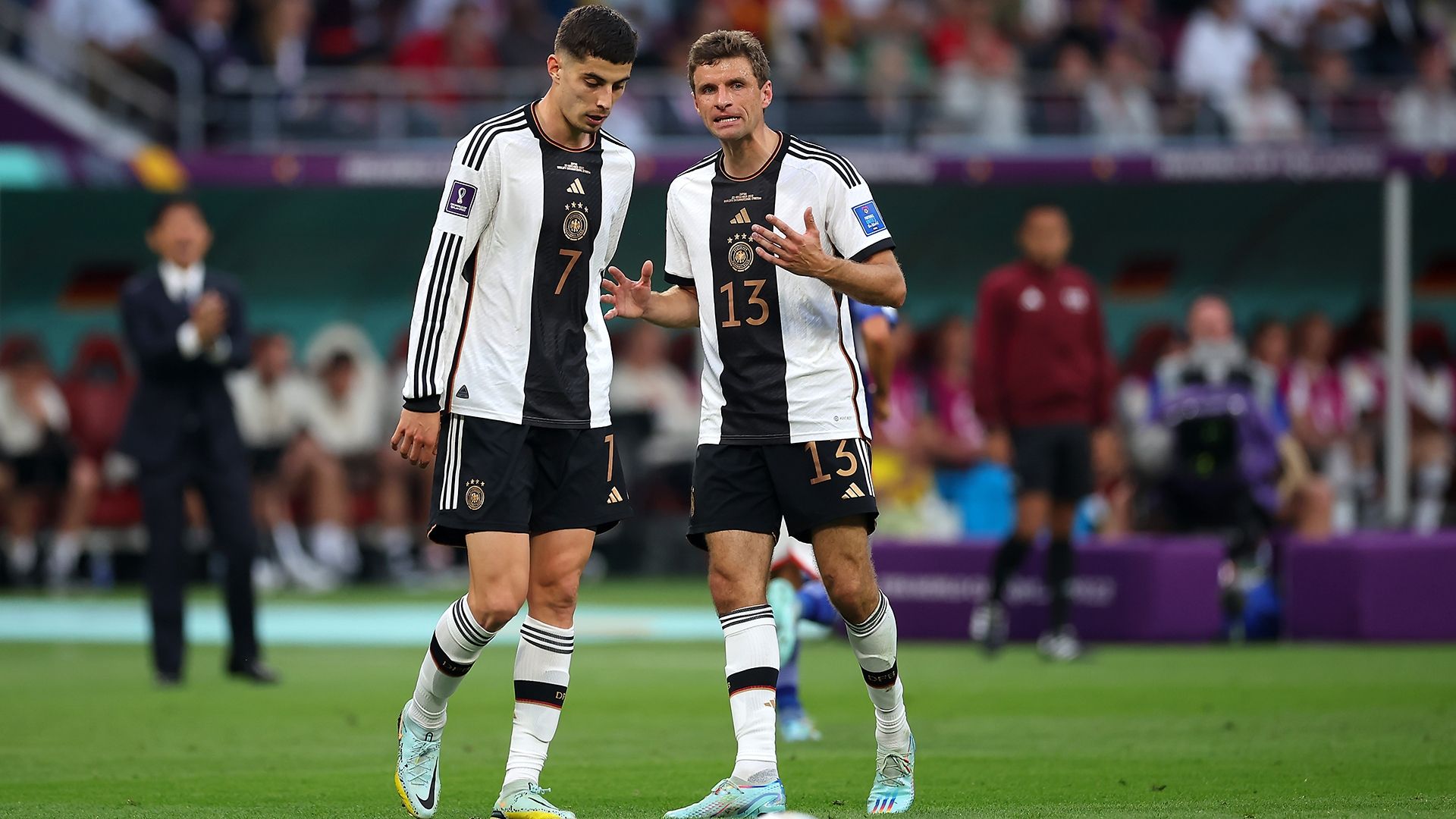 Thomas Muller Kai Havertz Germany Japan 2022 World Cup