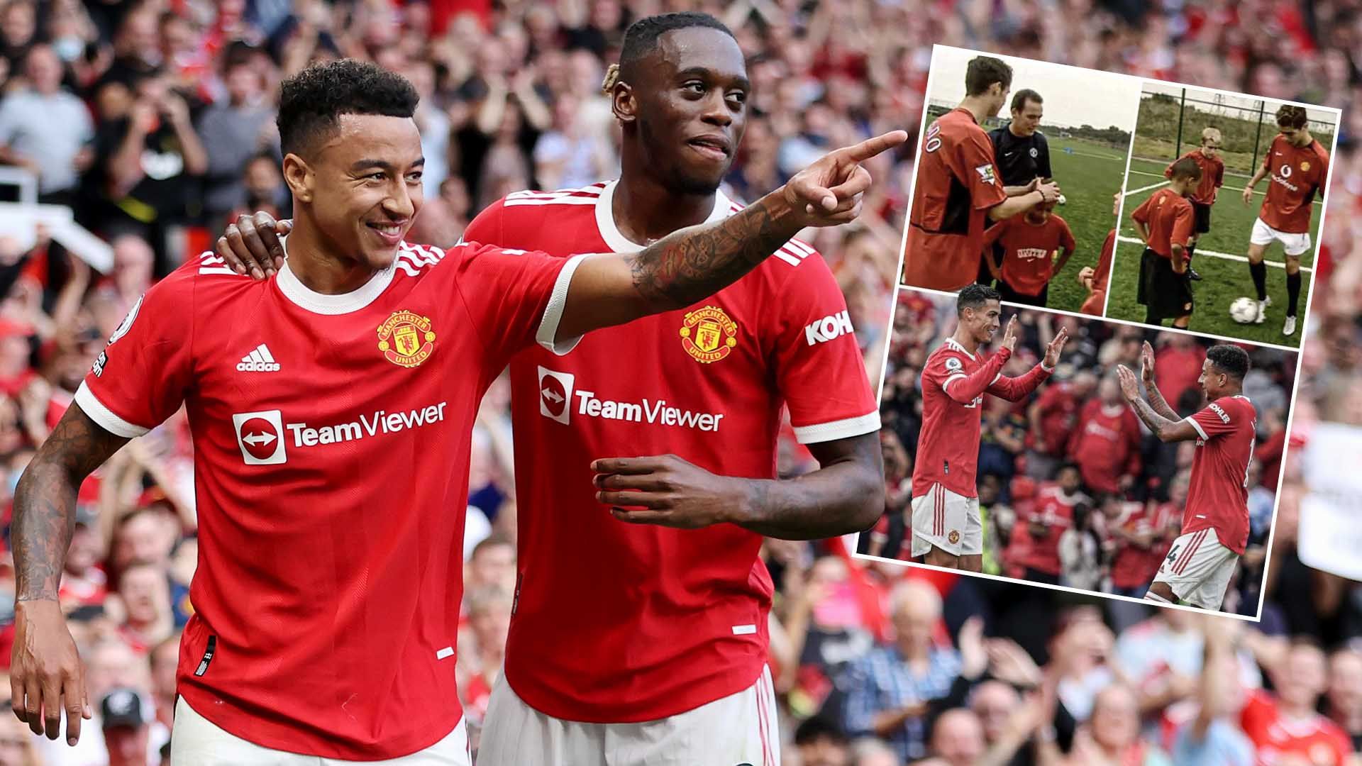 Jesse Lingard Aaron Wan-Bissaka