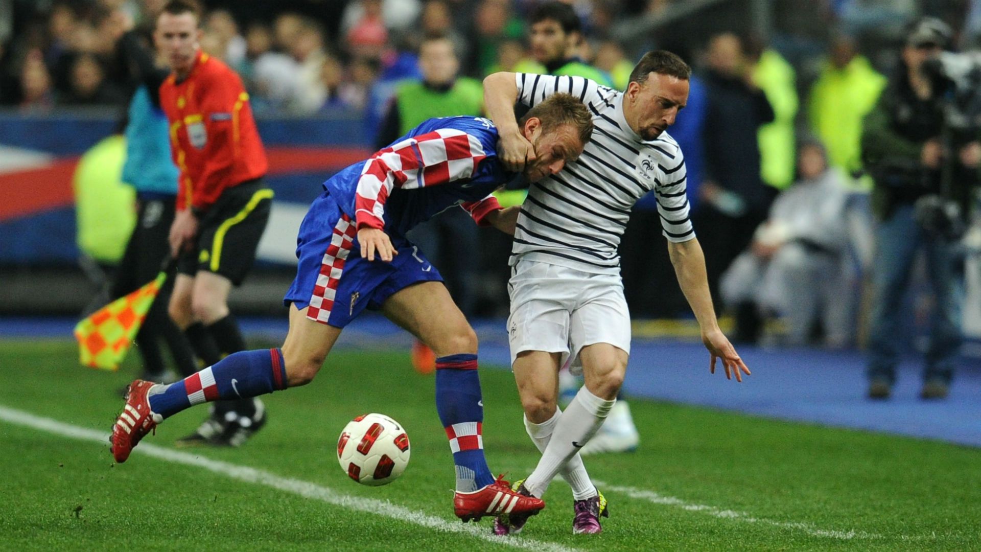 france croatia - ivan rakitic franck ribery - friendly - 2011
