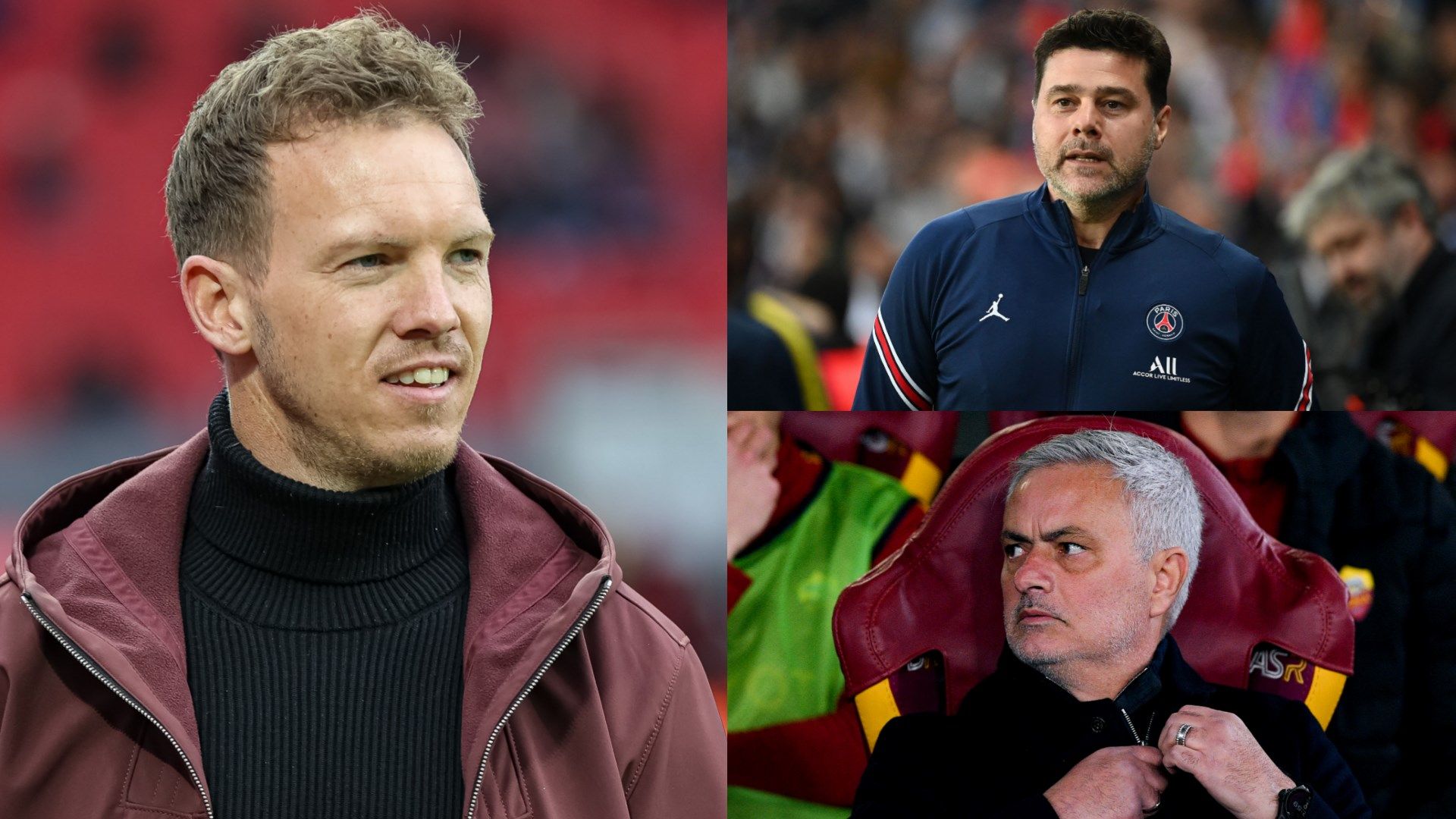 Nagelsmann Pochettino Mourinho GFX