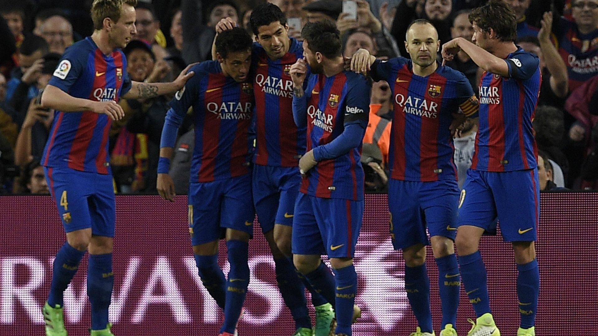 LIONEL MESSI LUIS SUAREZ BARCELONA SEVILLA LALIGA 04052017