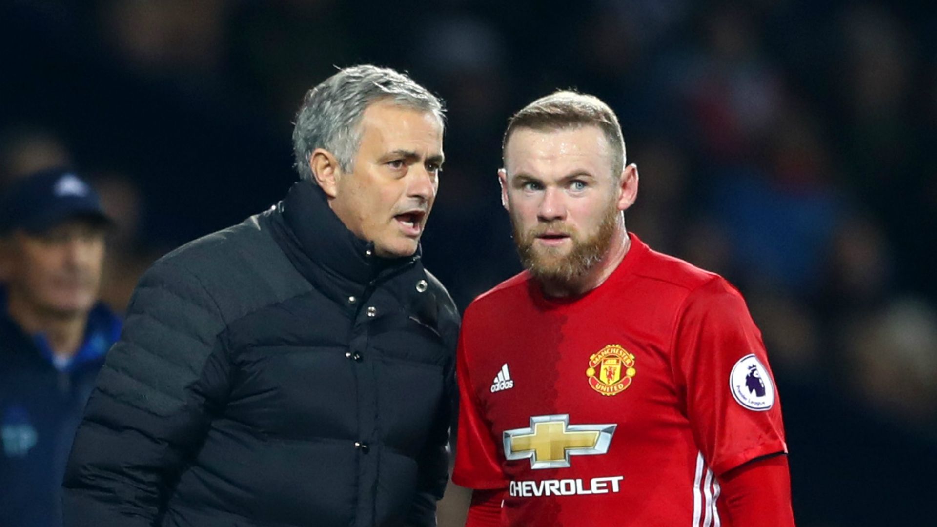 Jose Mourinho and Wayne Rooney
