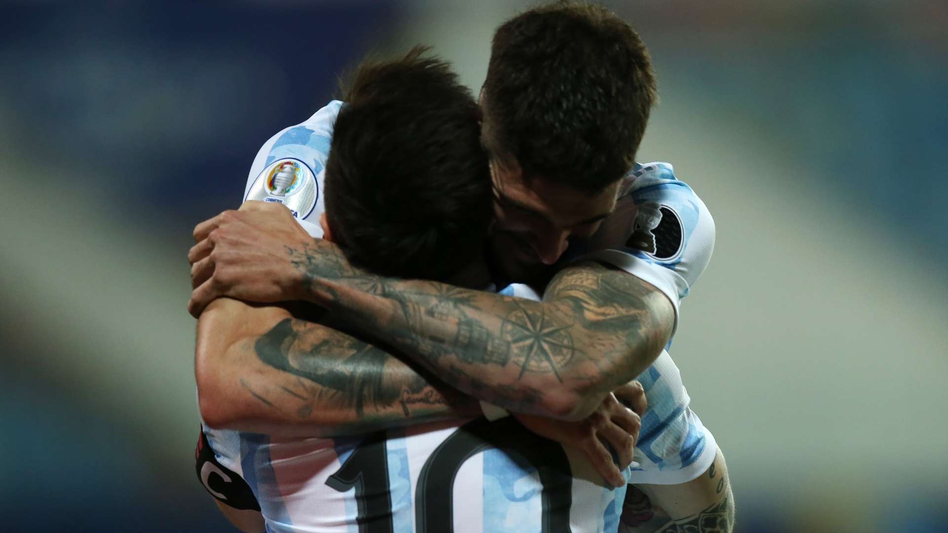 Lionel Messi Rodrigo De Paul Argentina Copa America