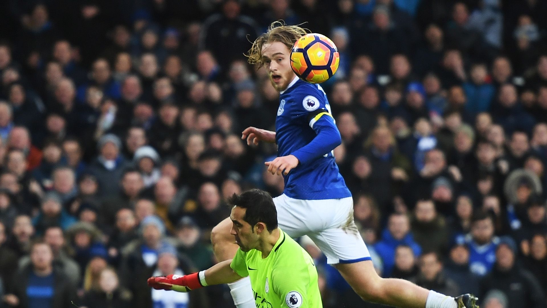 Tom Davies Everton Manchester City