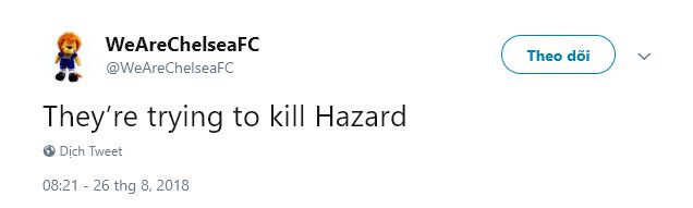Chelsea fans bemoan Newcastle kill Hazard