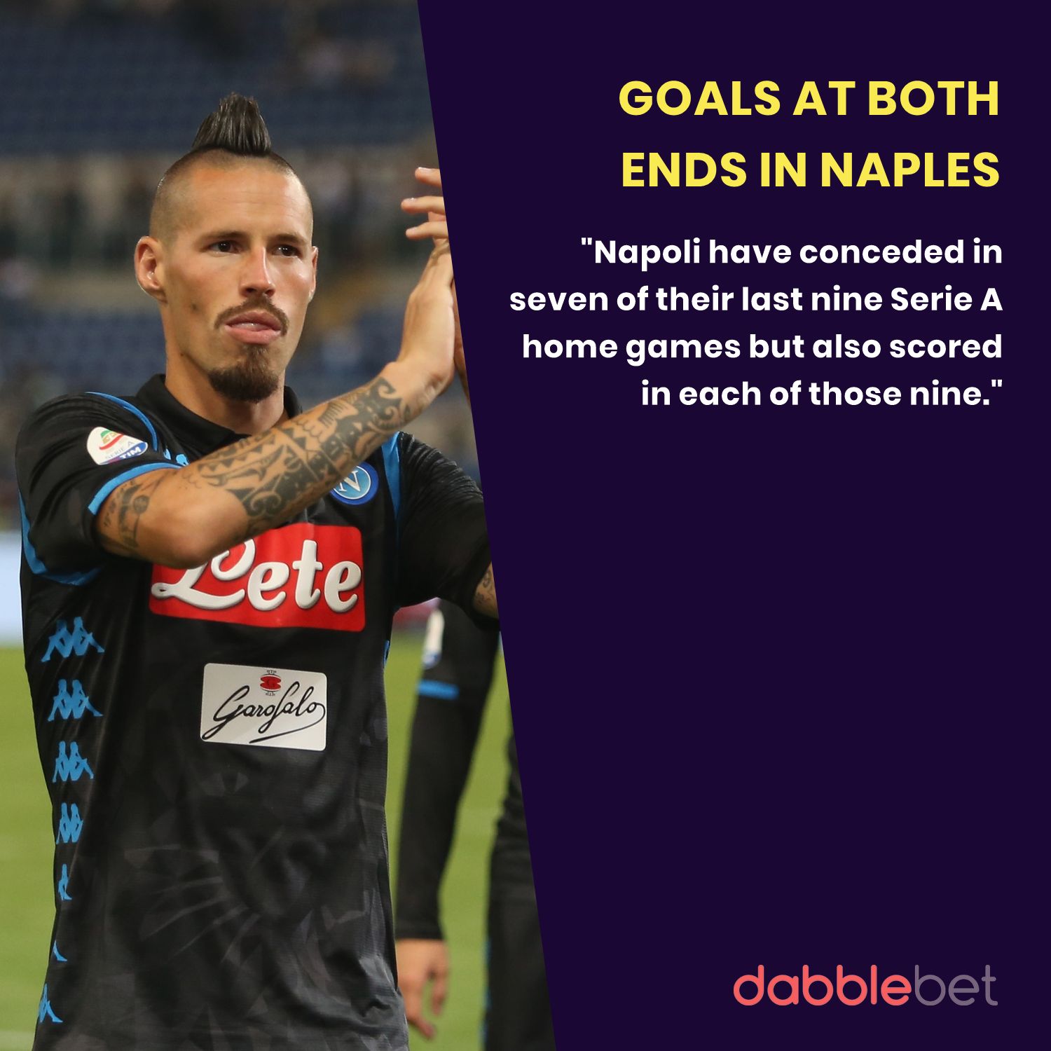 Napoli Milan graphic