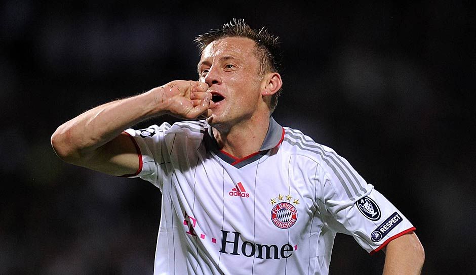 ONLY GERMANY Ivica Olic Bayern Munchen Lyon 2010