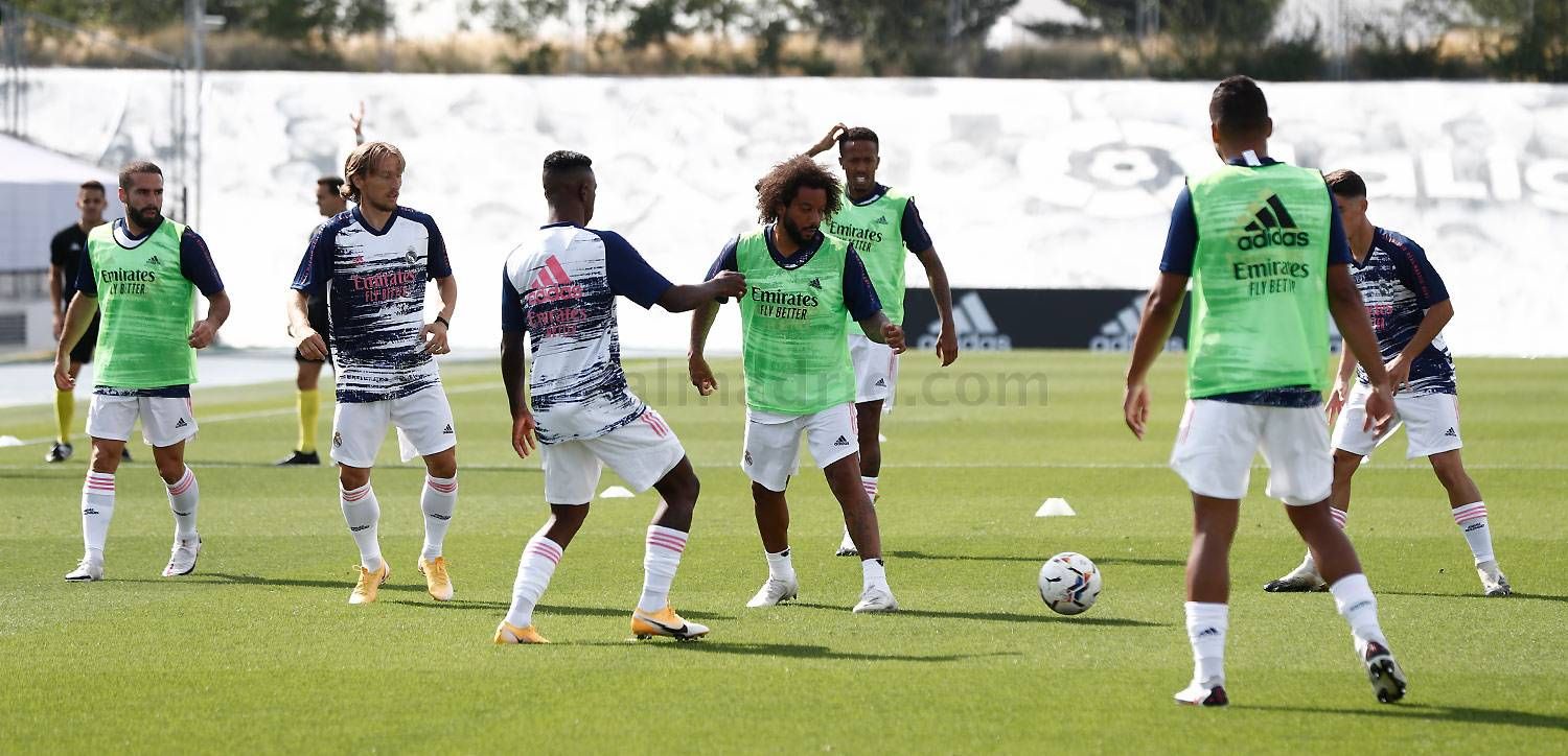 Real Madrid partido entrenamiento