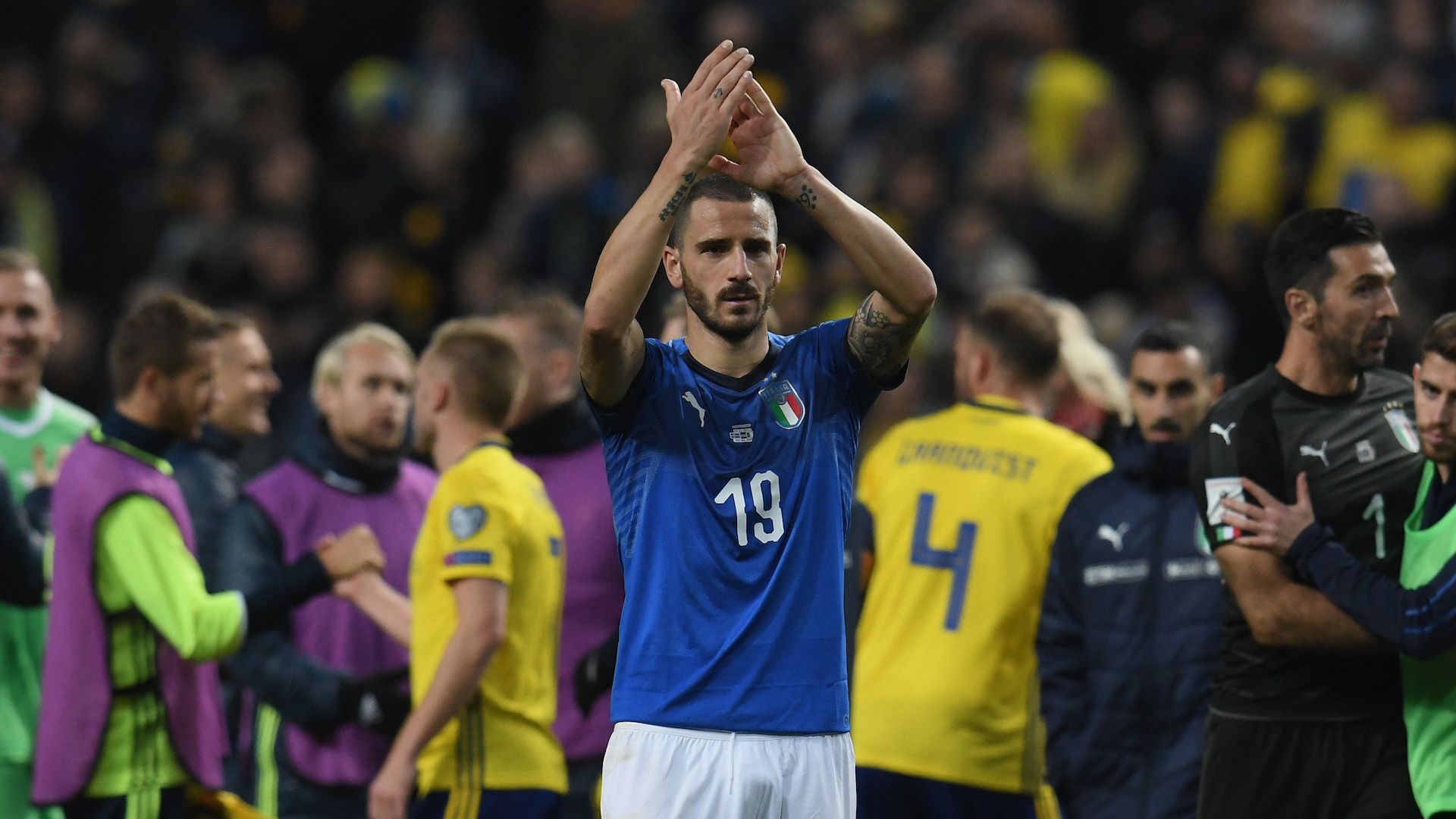 Bonucci vs. Swedia