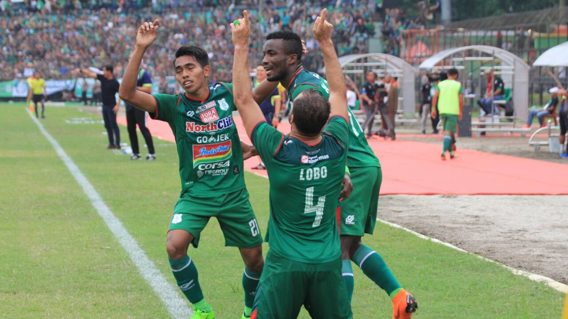 Selebrasi Reinaldo Lobo - PSMS Medan