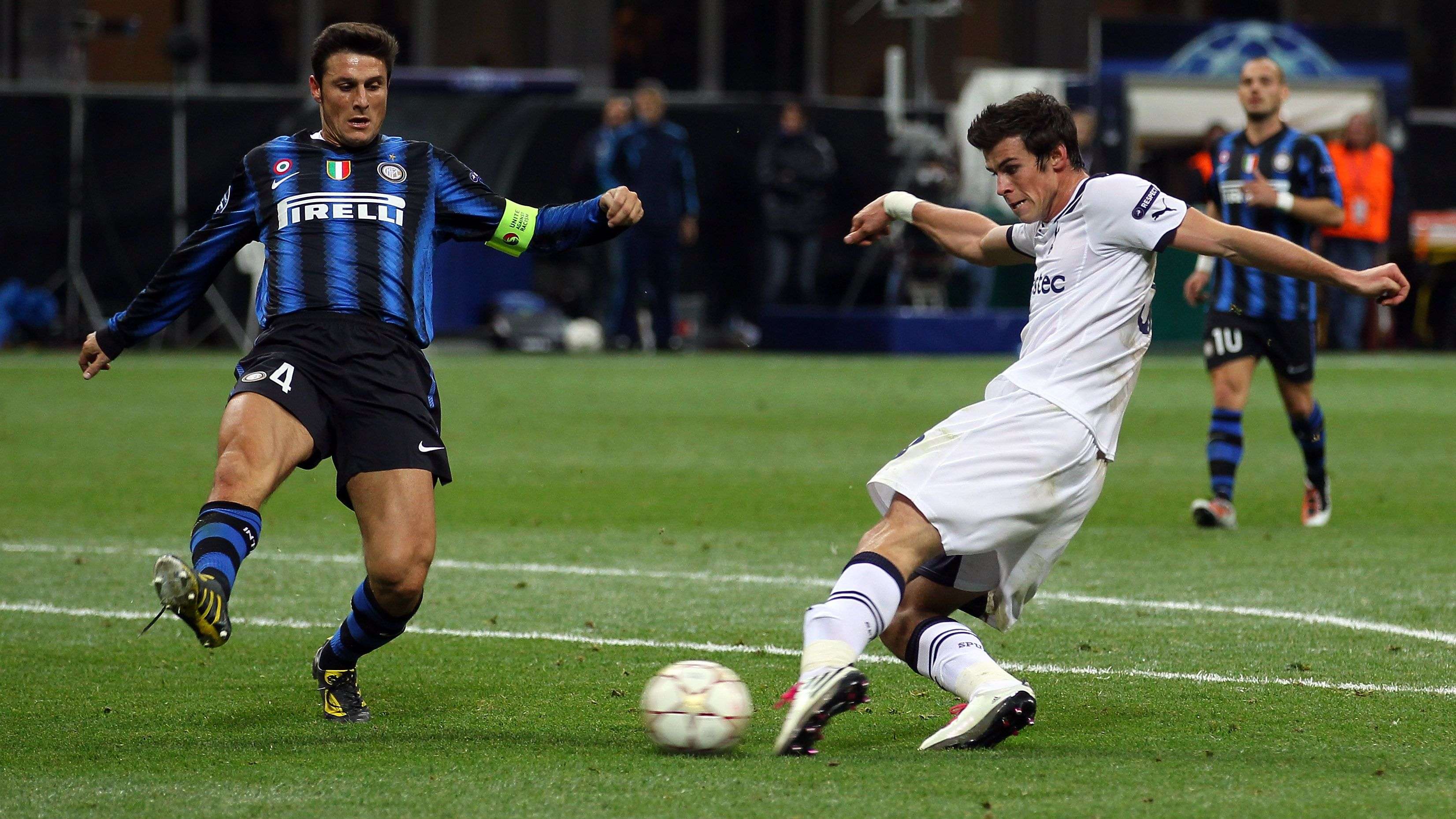Bale Zanetti Inter Tottenham 2010