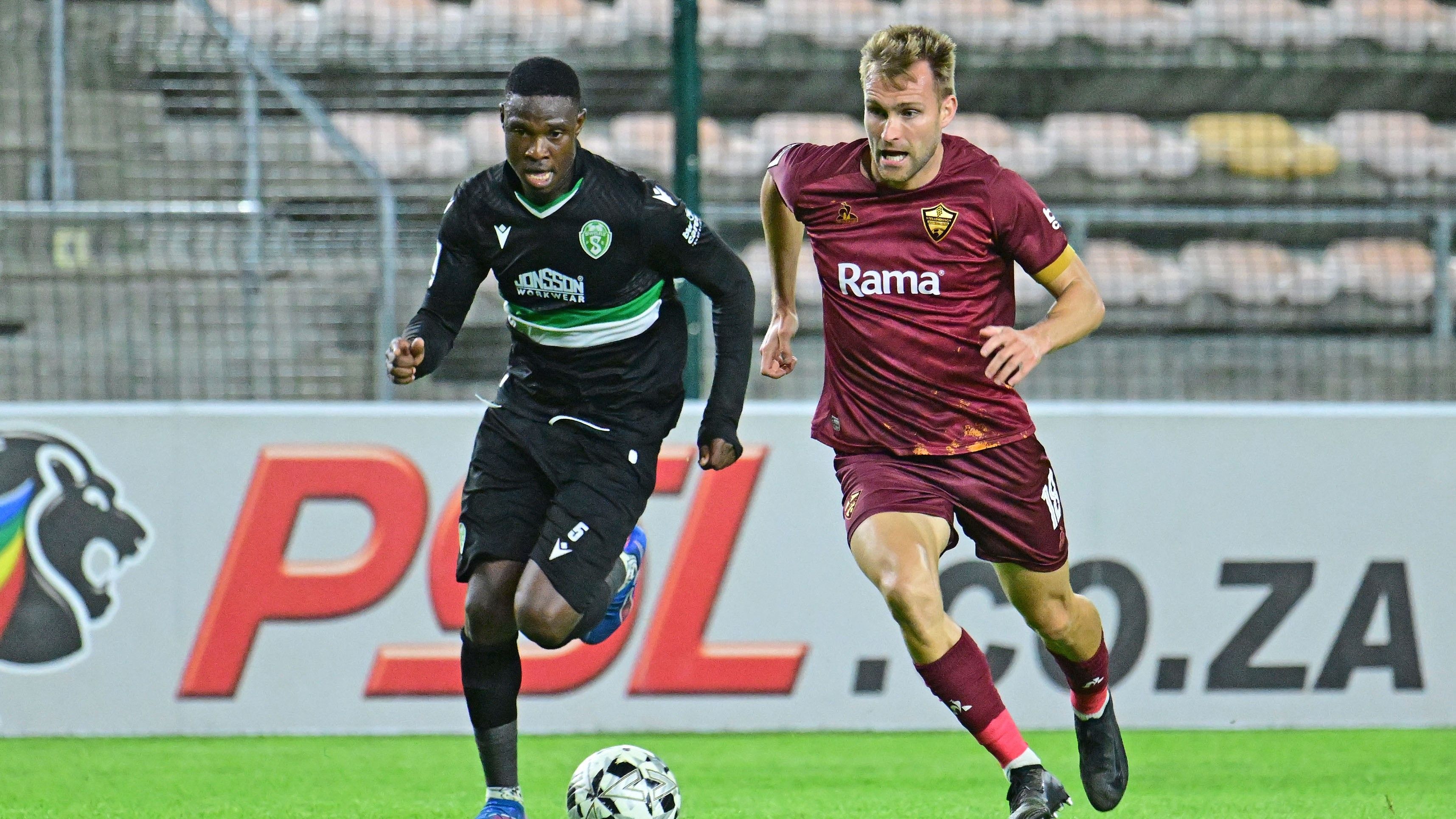 Andre De Jong, Stellenbosch, Thabo Makhele, Siwelele FC, November 2025