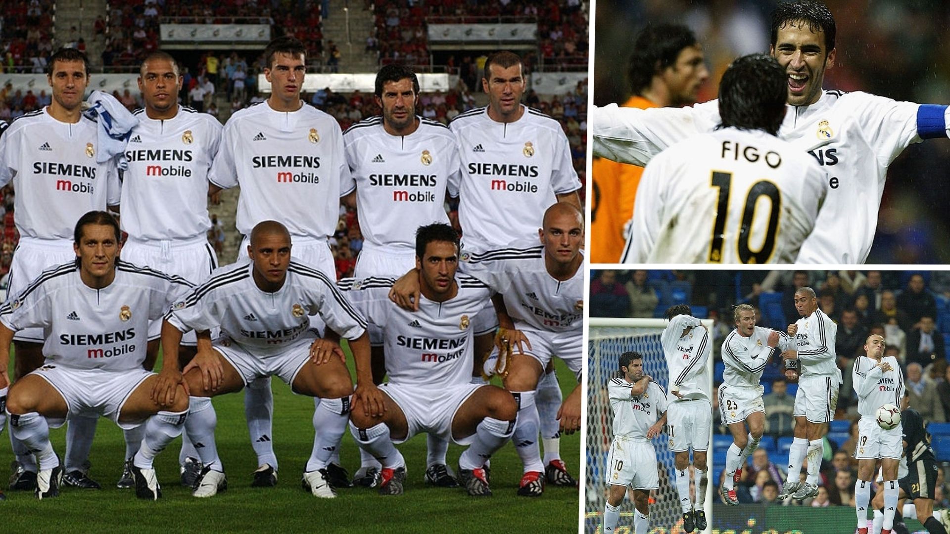 Alineación de los galácticos del real madrid