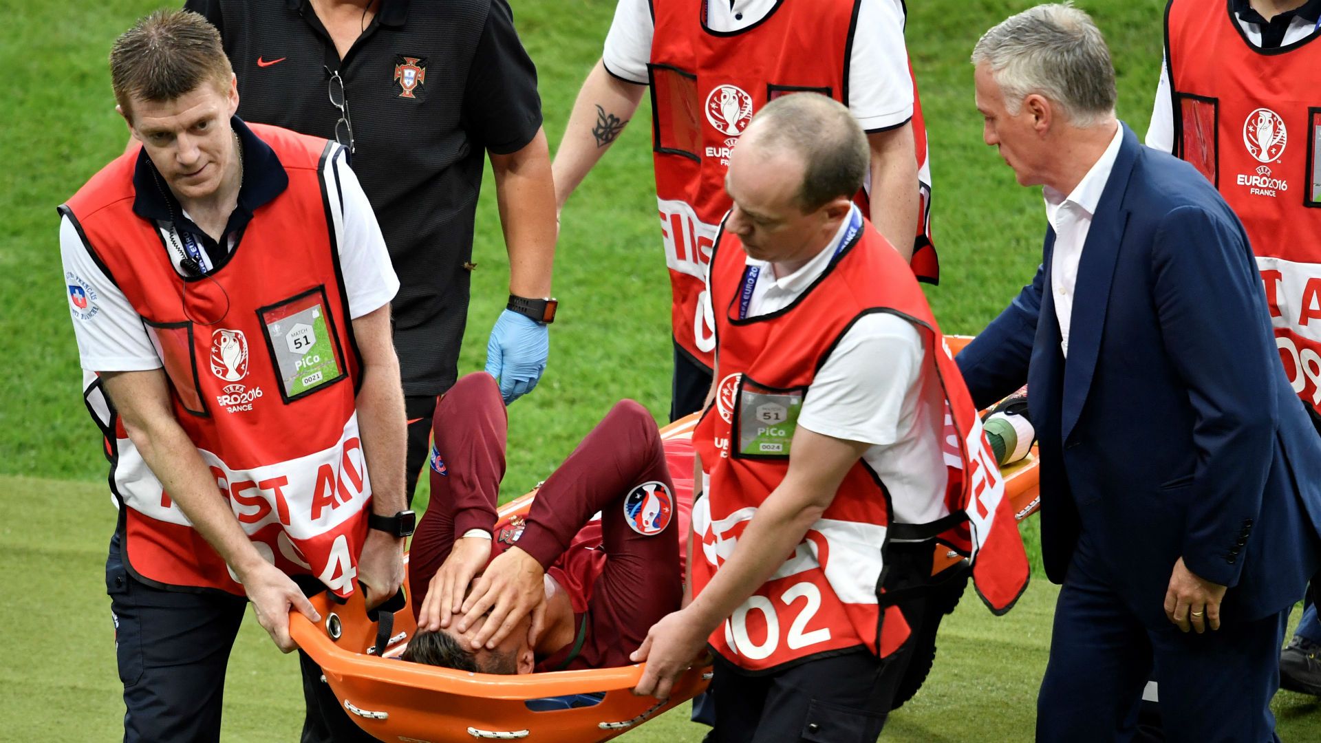 Cristiano Ronaldo Portugal France UEFA Euro 10072016