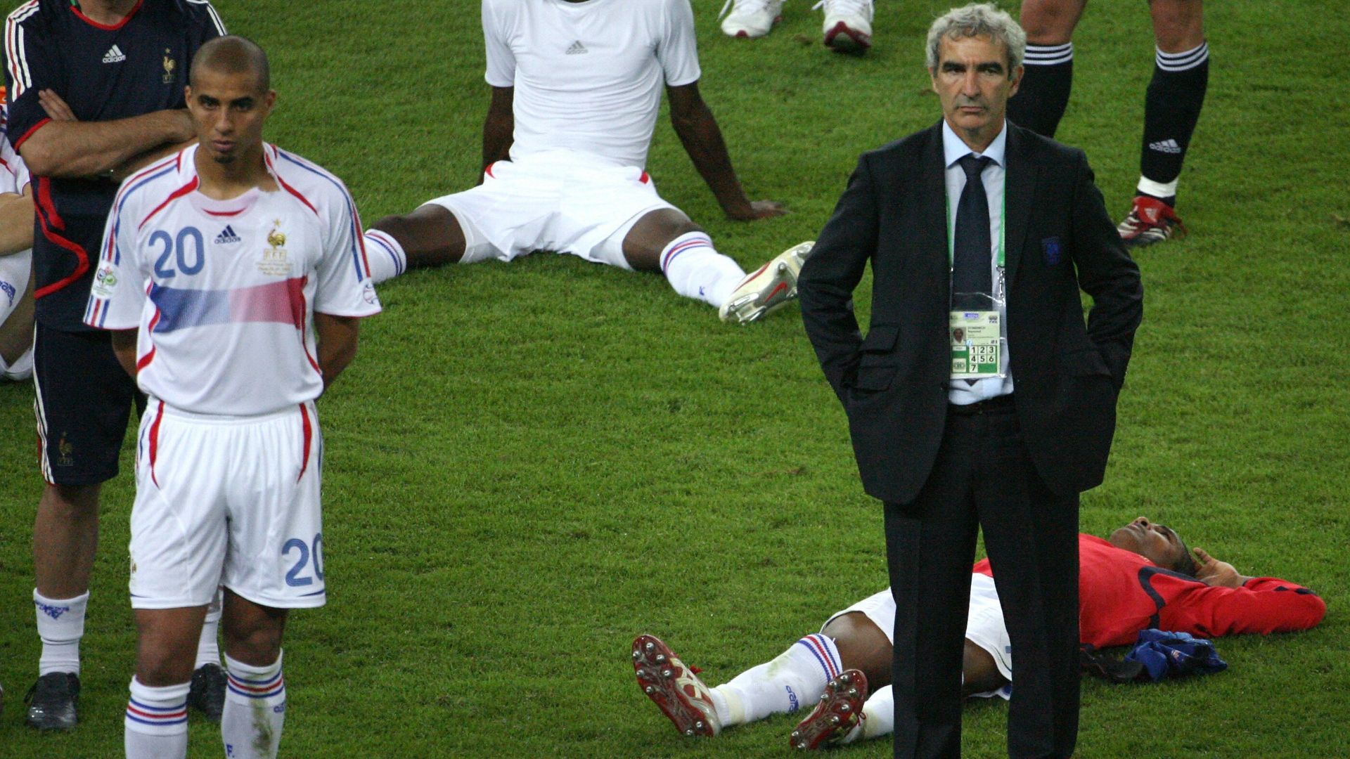 David Trezeguet Raymond Domenech France