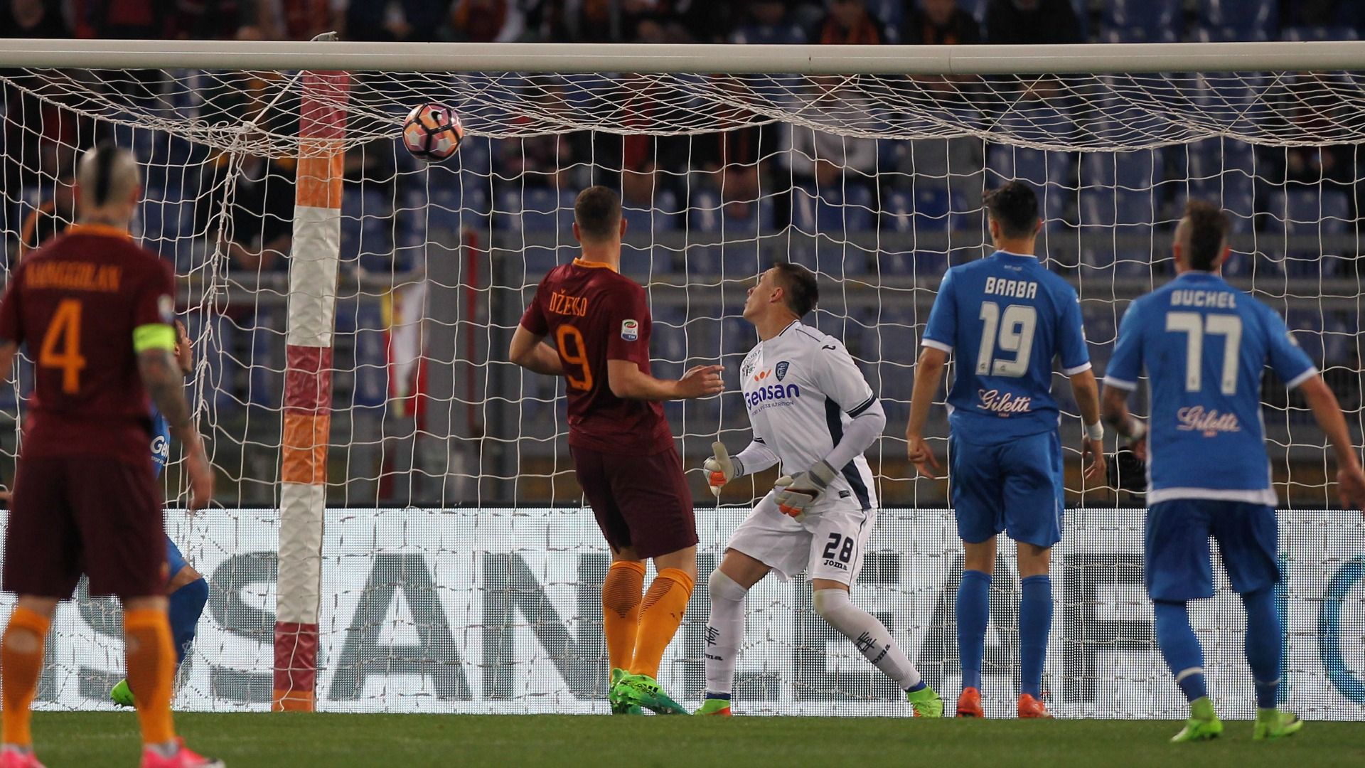 Edin Dzeko Roma Empoli Serie A