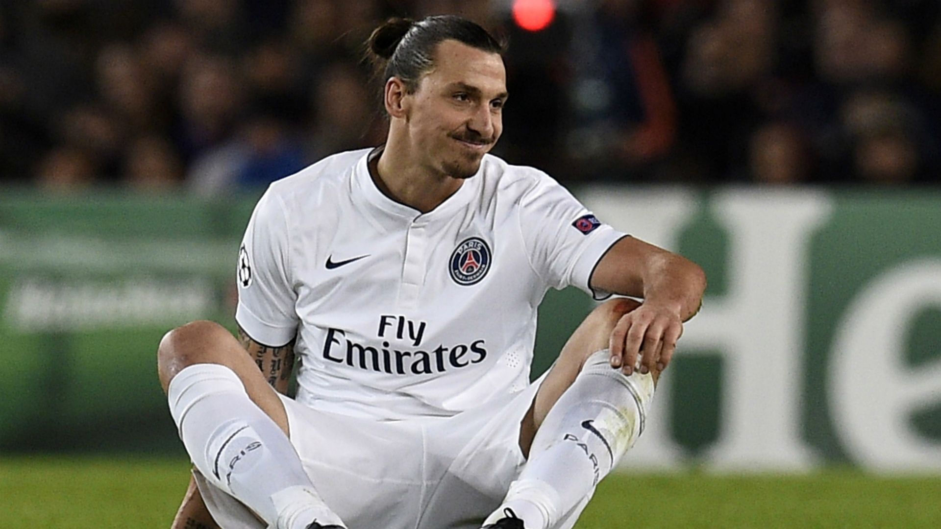 Zlatan Ibrahimovic Barcelona PSG UEFA Champions League 12102014