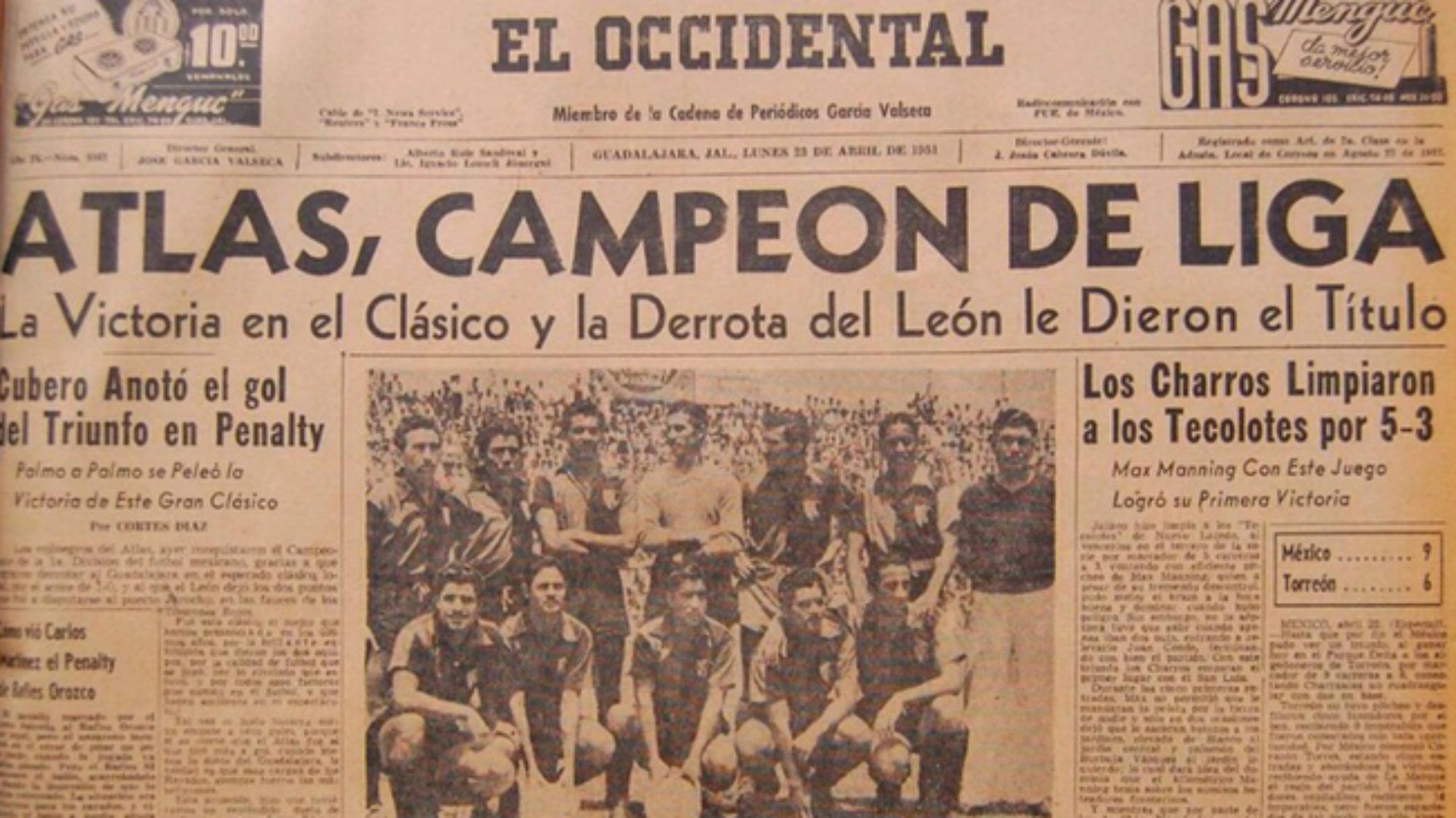 Atlas Campeón Periódico