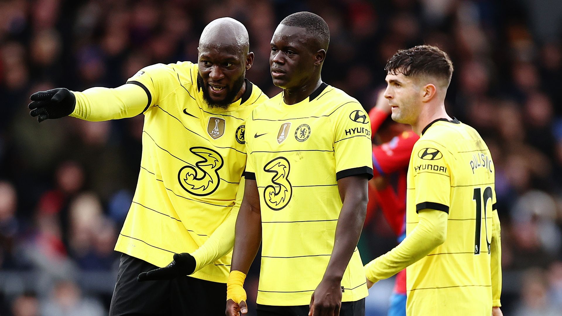 Romelu Lukaku Christian Pulisic Malang Sarr Chelsea Crystal Palace Premier League 2021-22