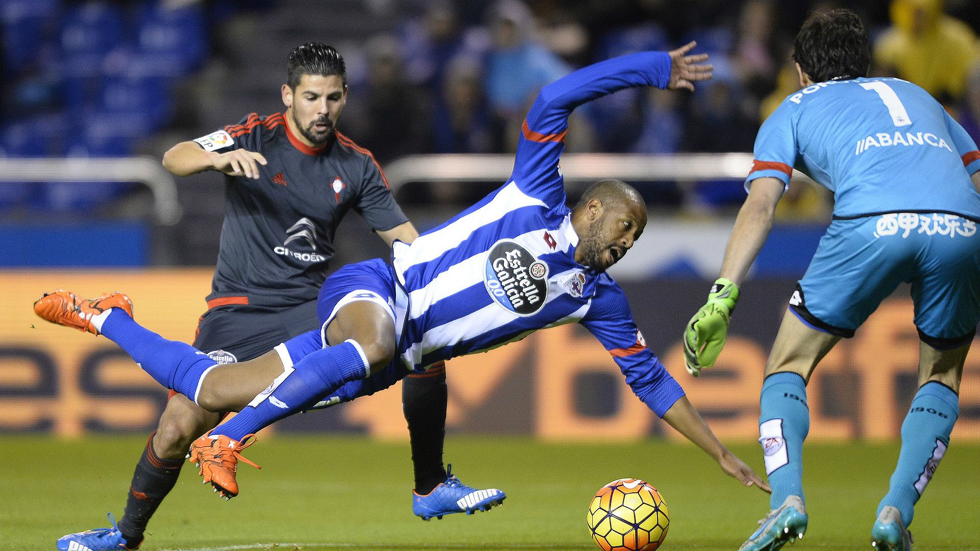 Nolito Sidnei Lux Depotivo Coruna Celta de Vigo La Liga 21112015