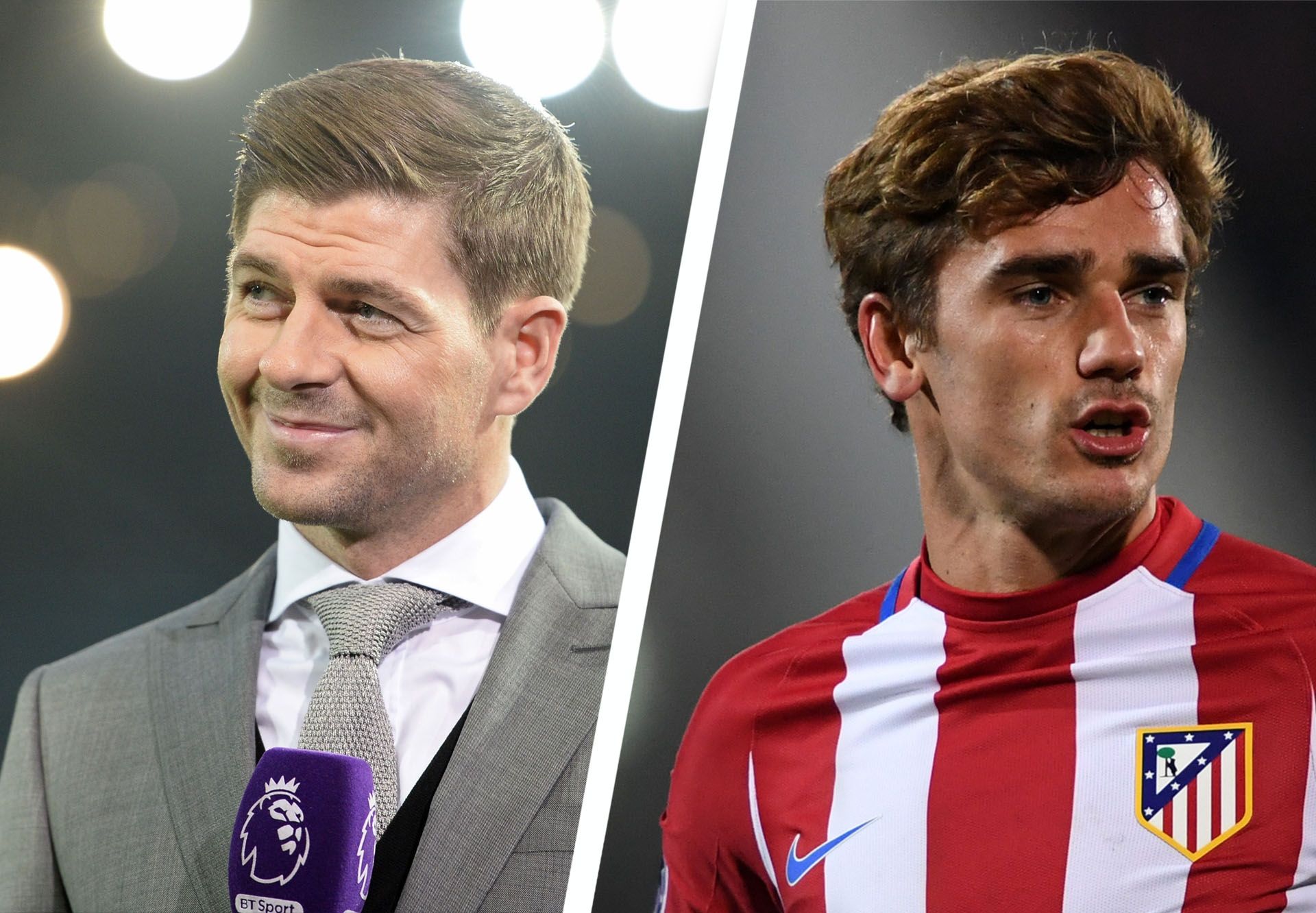 Steven Gerrard Antoine Griezmann