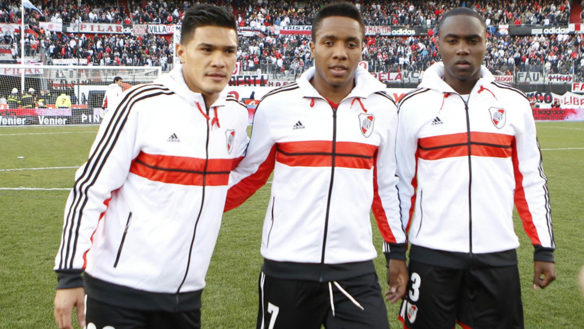 Teofilo Gutierrez Carlos Carbonero Eder Alvarez Balanta River Plate 2014