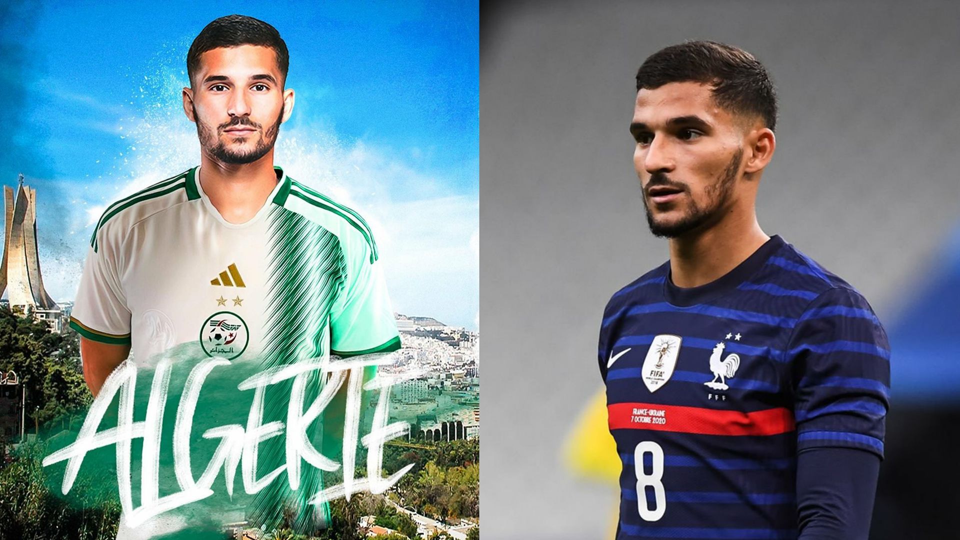 Algérie Equipe de France Houssem Aouar