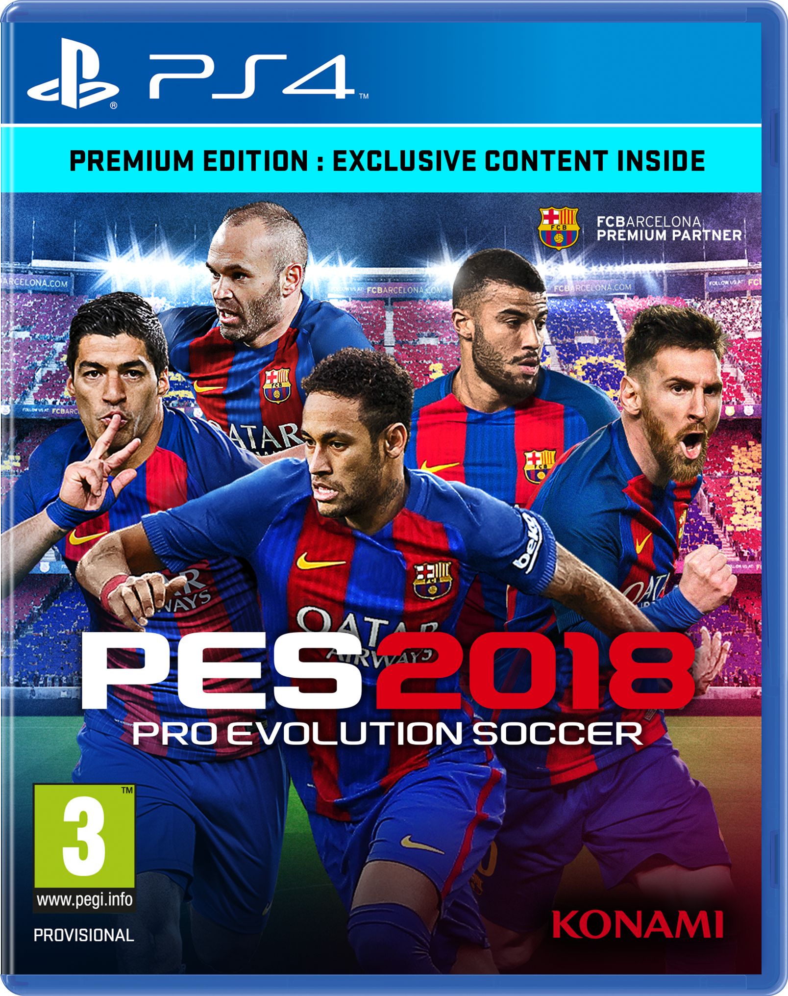PES 2018 Cover