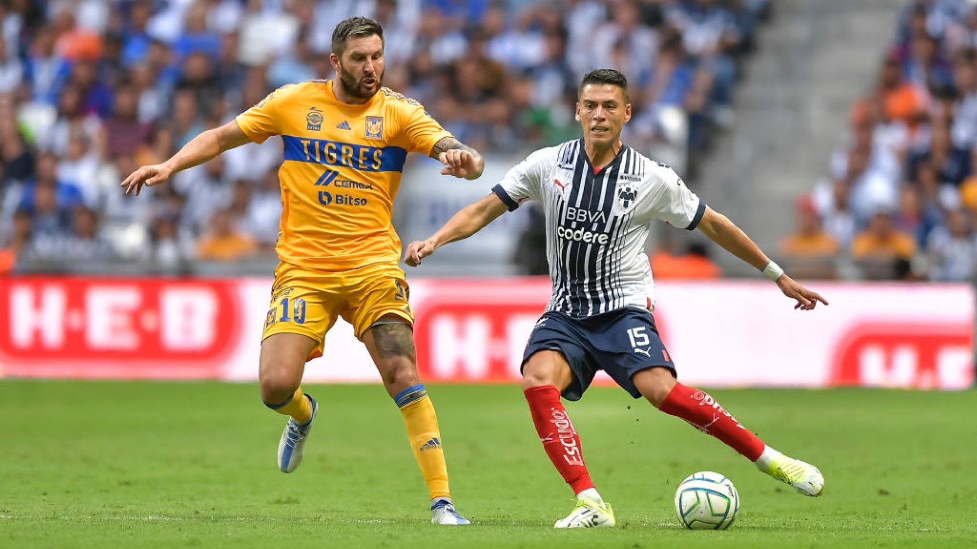 André-Pierre Gignac Héctor Moreno Monterrey Tigres Apertura 2022