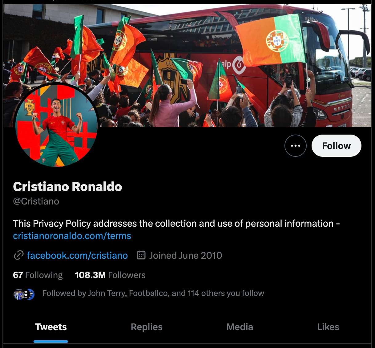 Cristiano Ronaldo Al Nassr 2023 twitter account