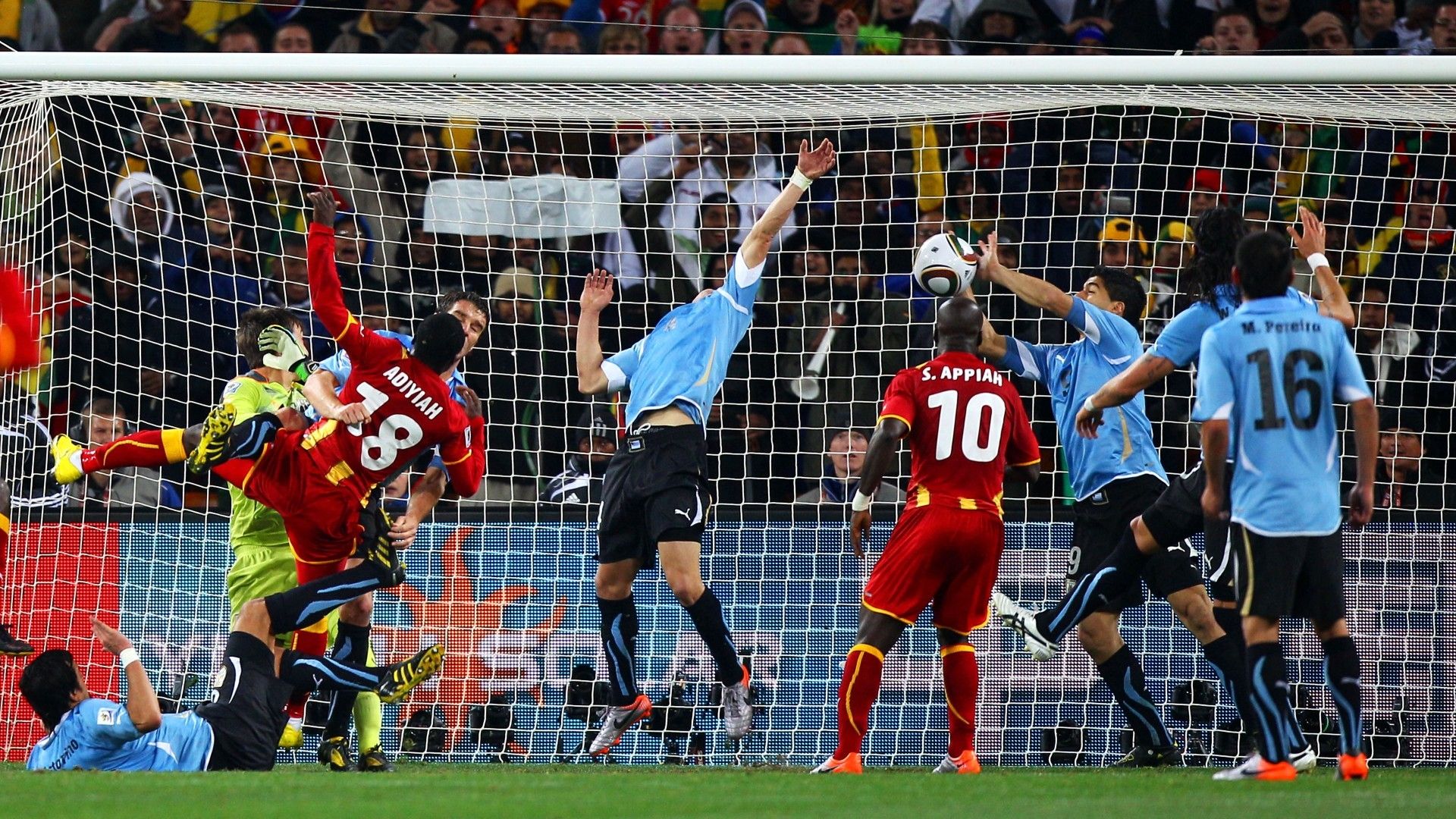 Luis Suarez Uruguay Ghana 2010