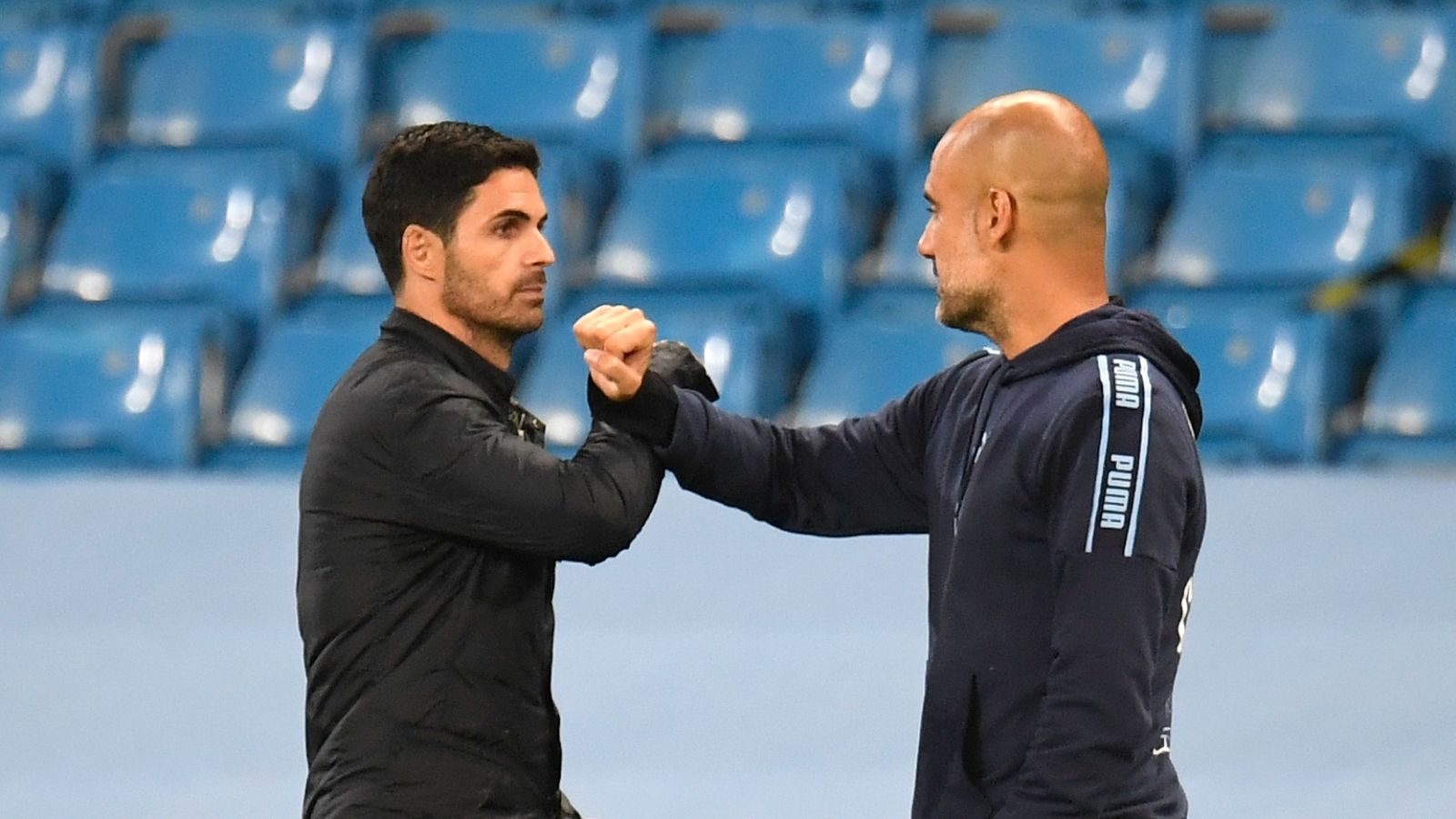 Guardiola arteta Arsenal Manchester city