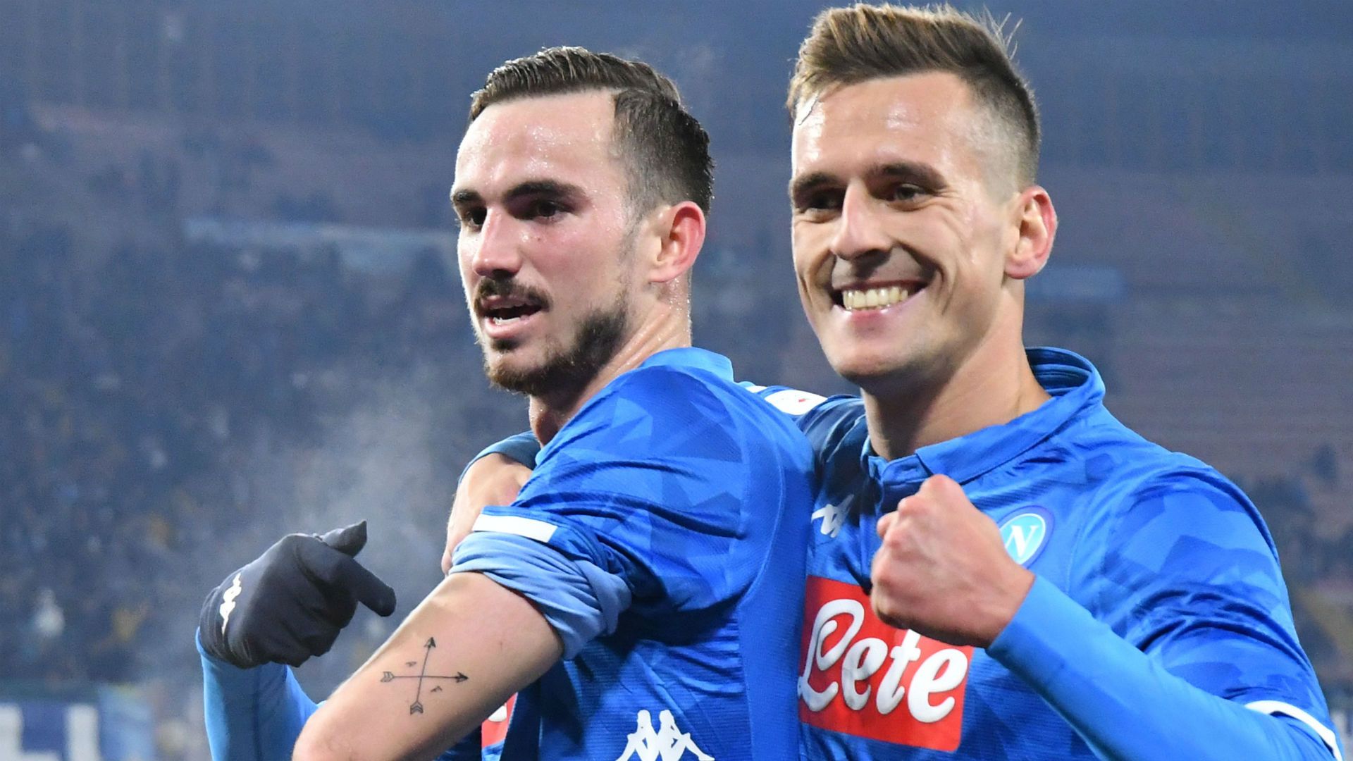 Fabian Ruiz Arek Milik Napoli Sassuolo Coppa Italia
