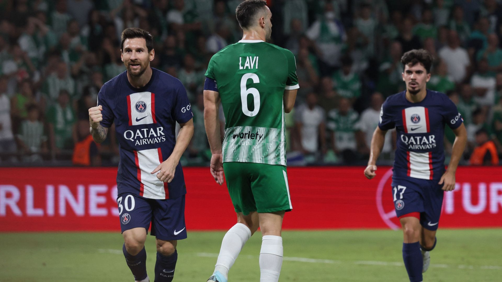 Lionel Messi Maccabi Haifa PSG Champions League 14092022